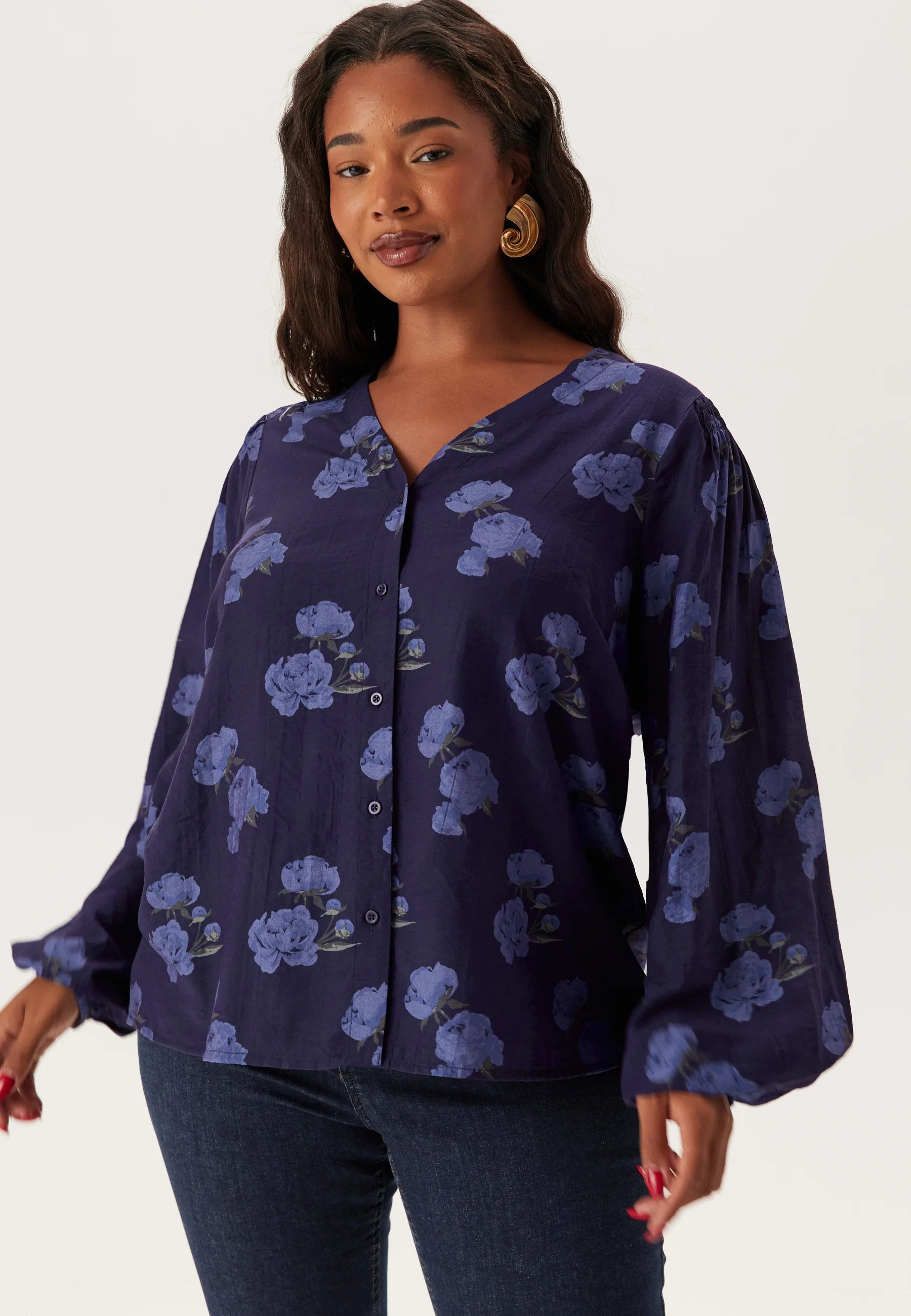 Balloon Sleeve Blouse - Image 6