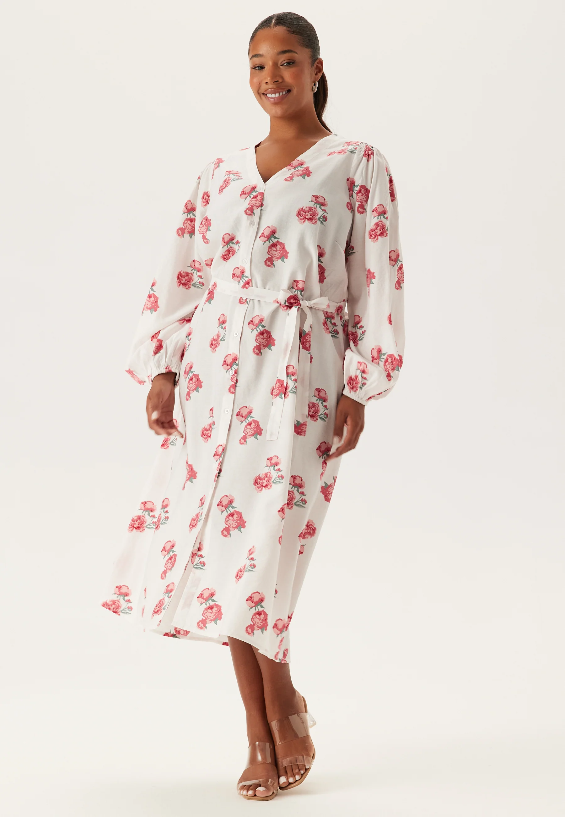 Balloon Sleeve Dress - Image 7