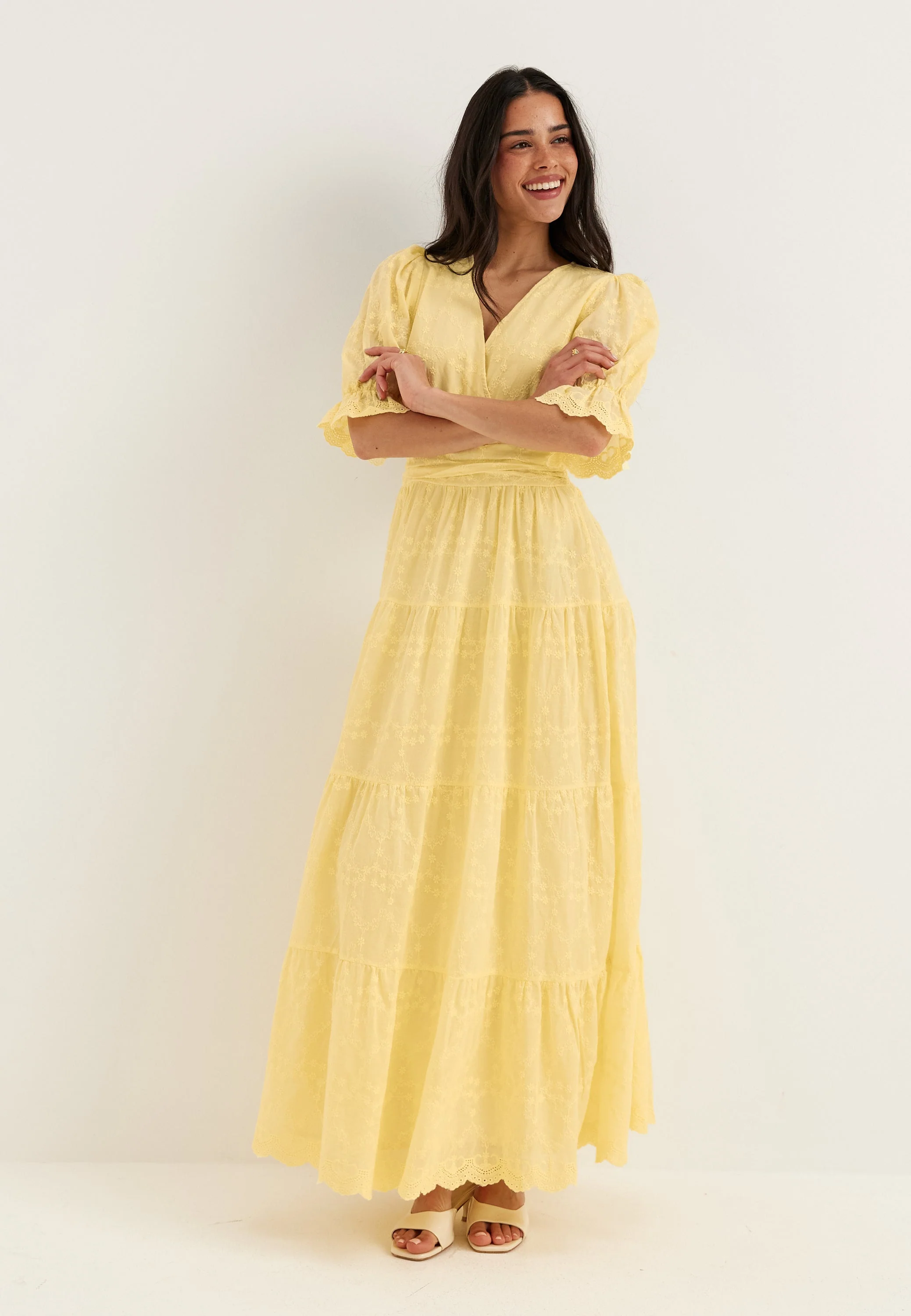 Broderie Anglaise Maxi Dress - Image 3