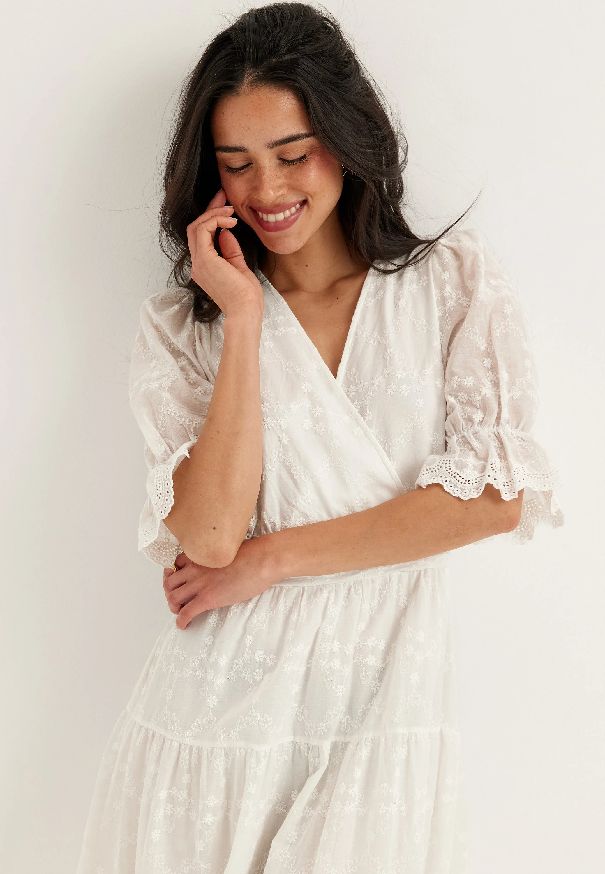Broderie Anglaise Maxi Dress - Image 4