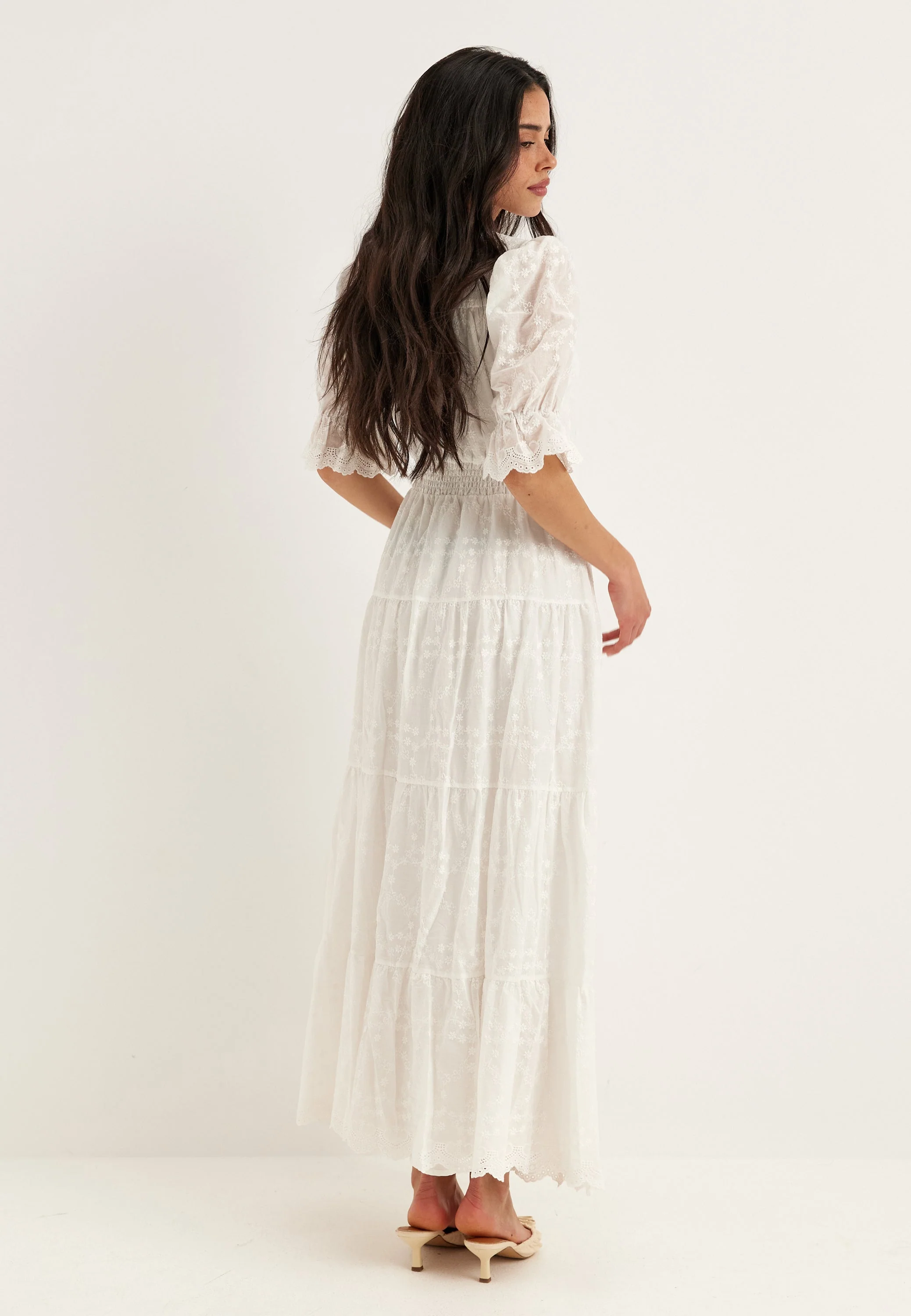 Broderie Anglaise Maxi Dress - Image 5