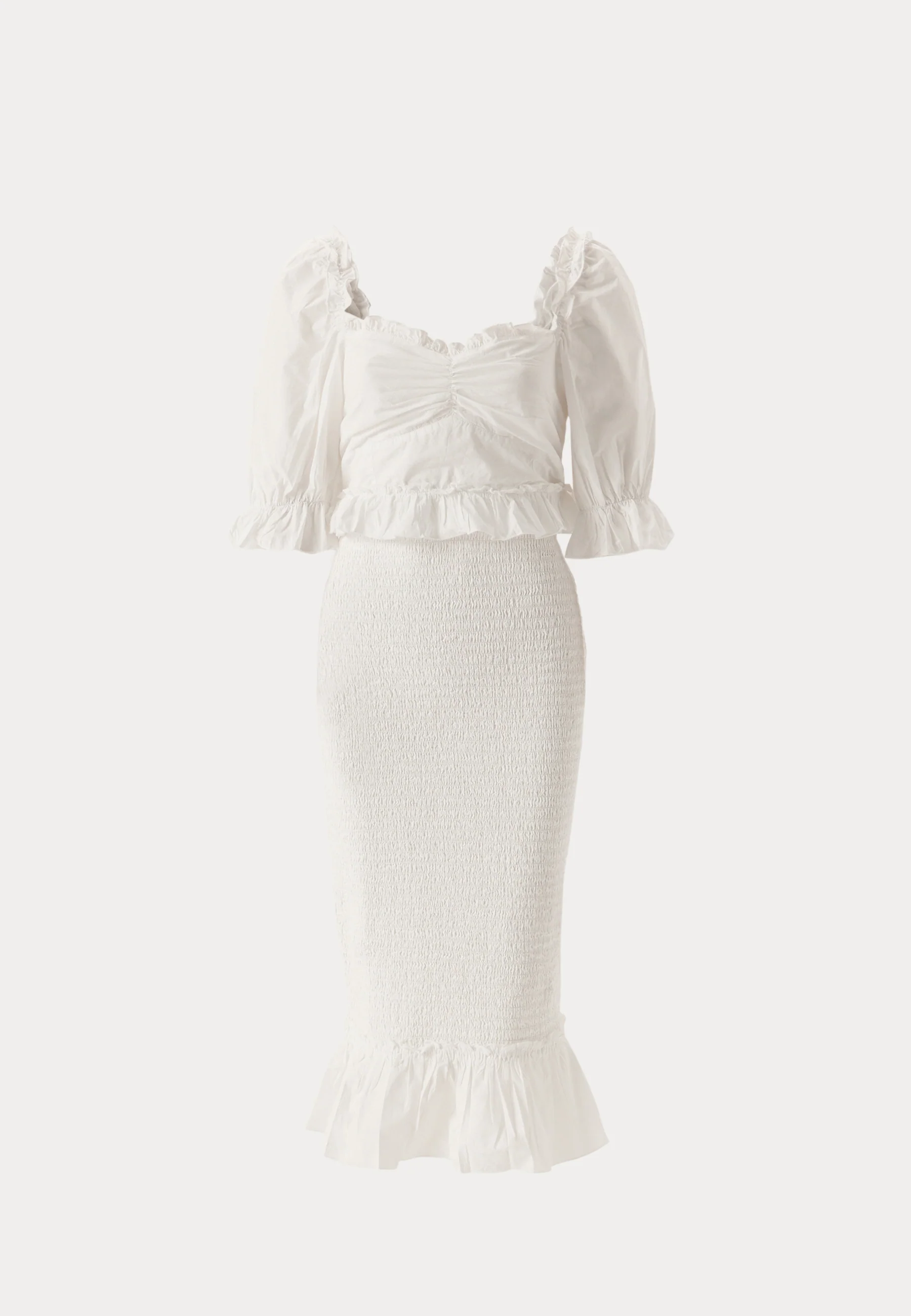 Bustier Smock Ankle Dress - Image 9