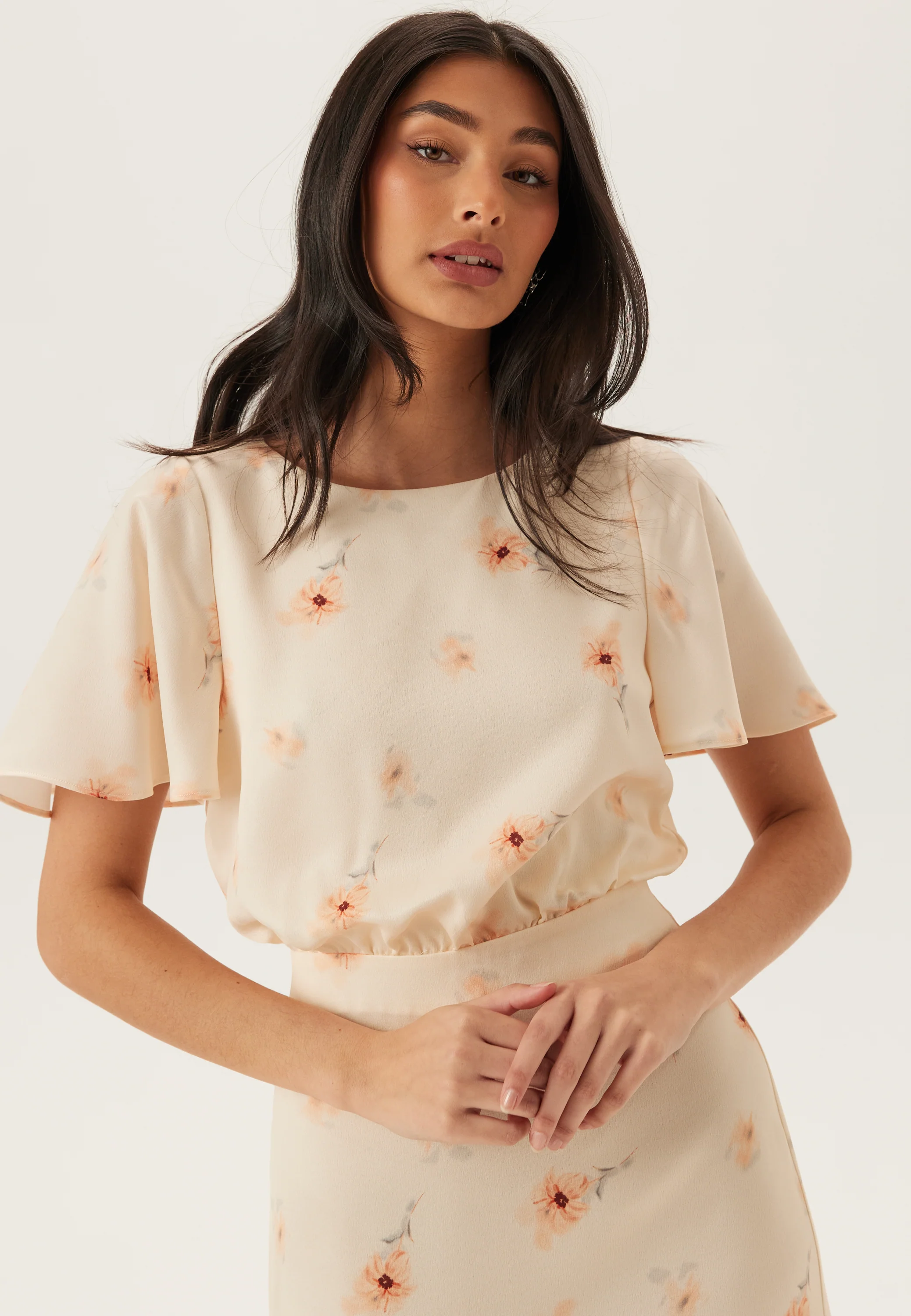 Butterfly Sleeve Ankle Dress - Image 2