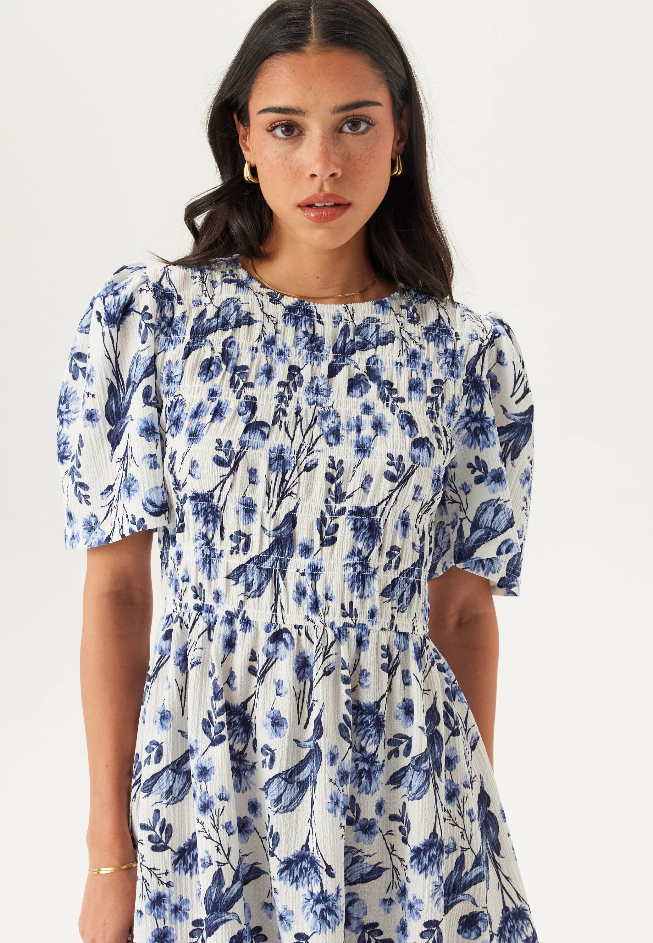 Butterfly Sleeve Short Dress - Image 2