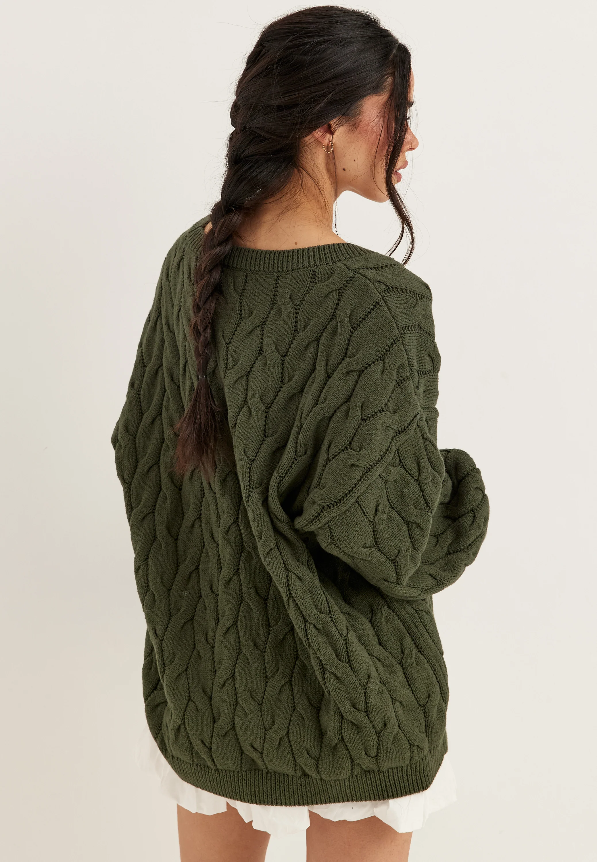 Cable Knit Cardigan - Image 3