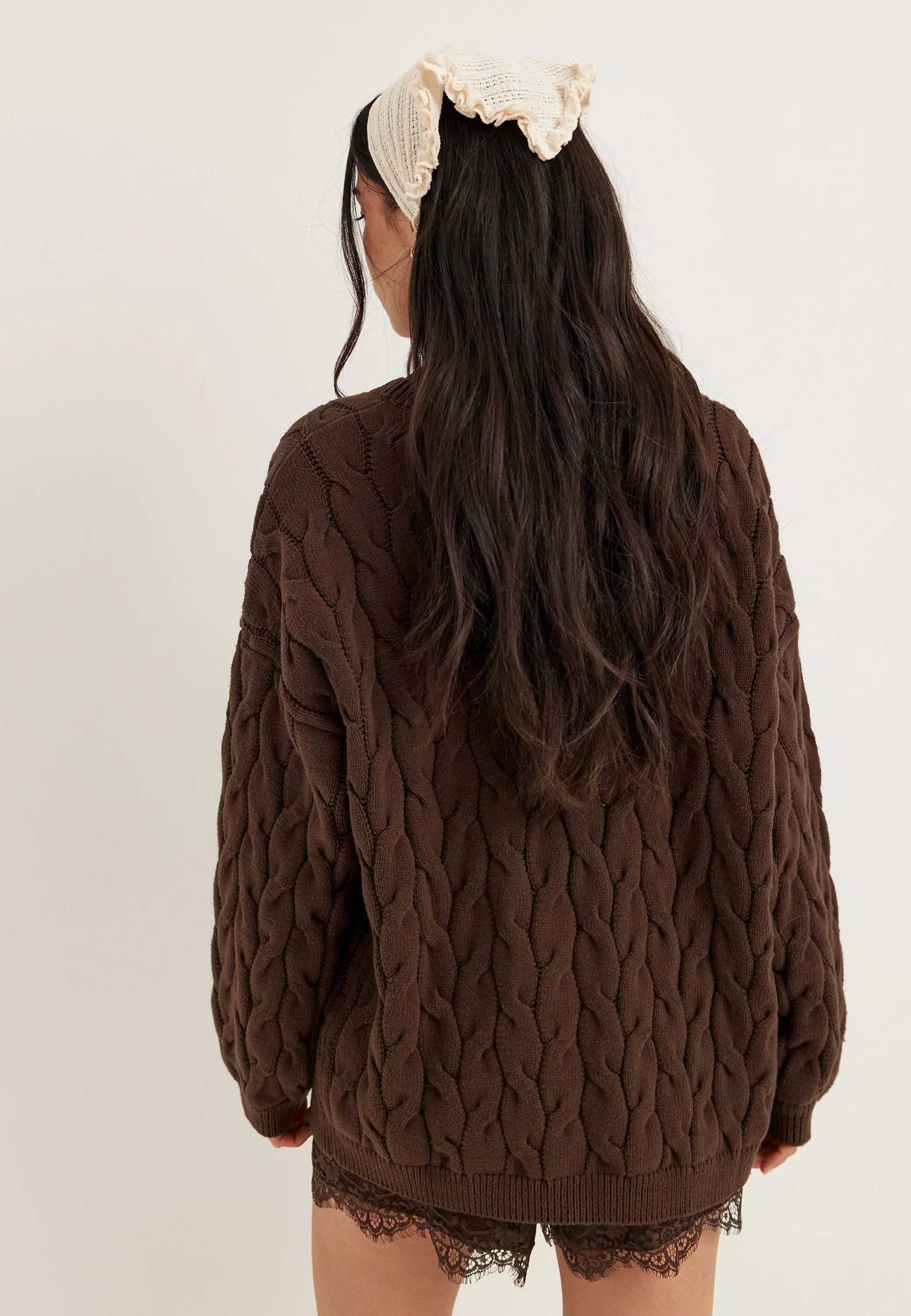 Cable Knit Cardigan - Image 3