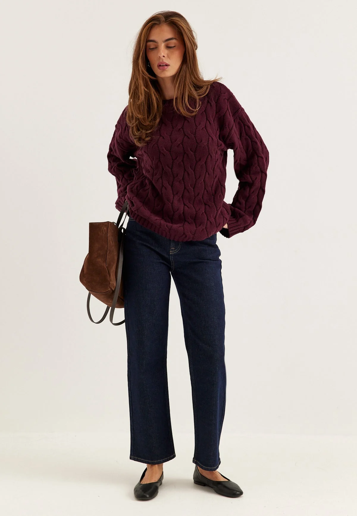 Cable Knitted Sweater - Image 4