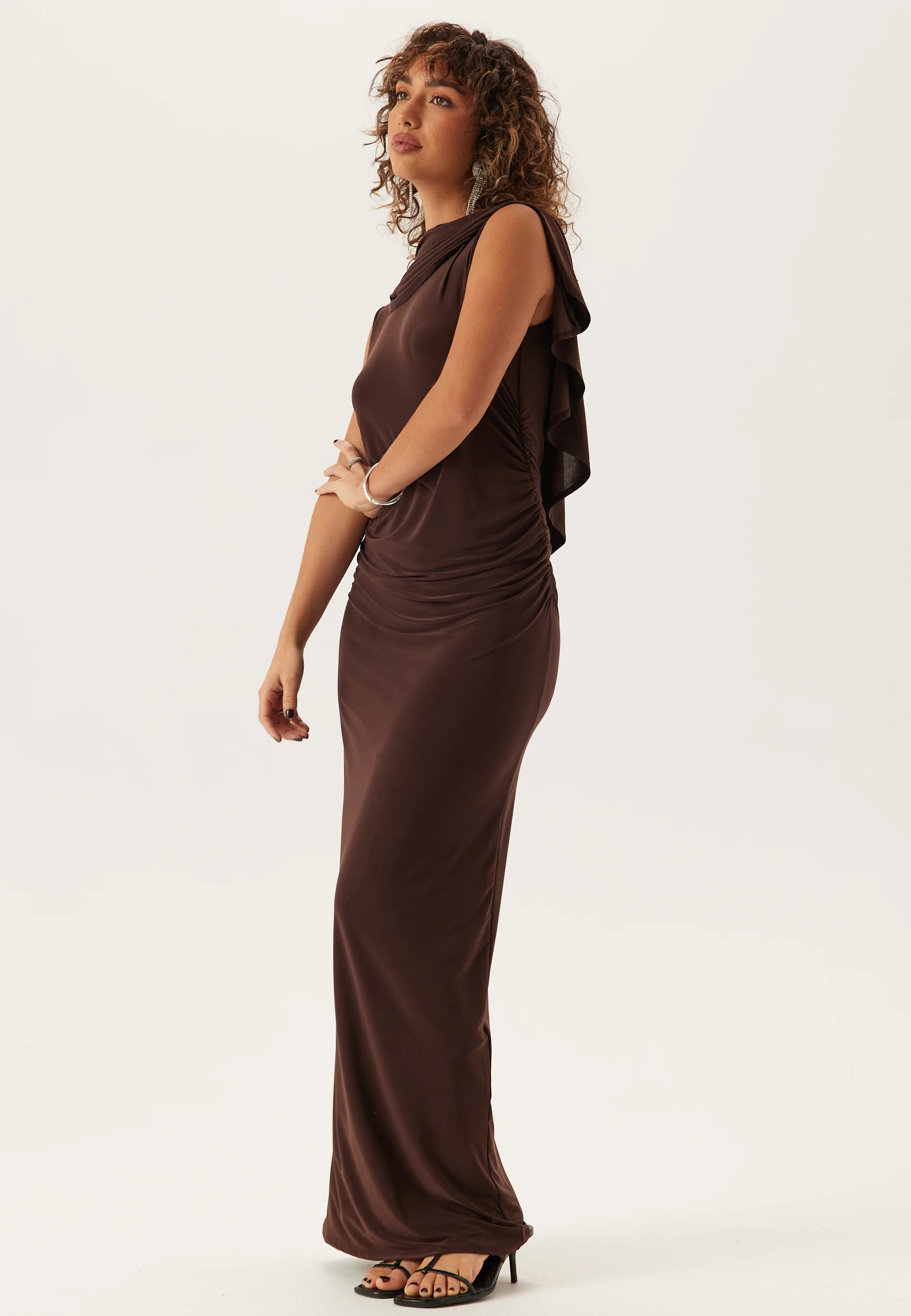 Cape Soft Maxi Dress - Image 3