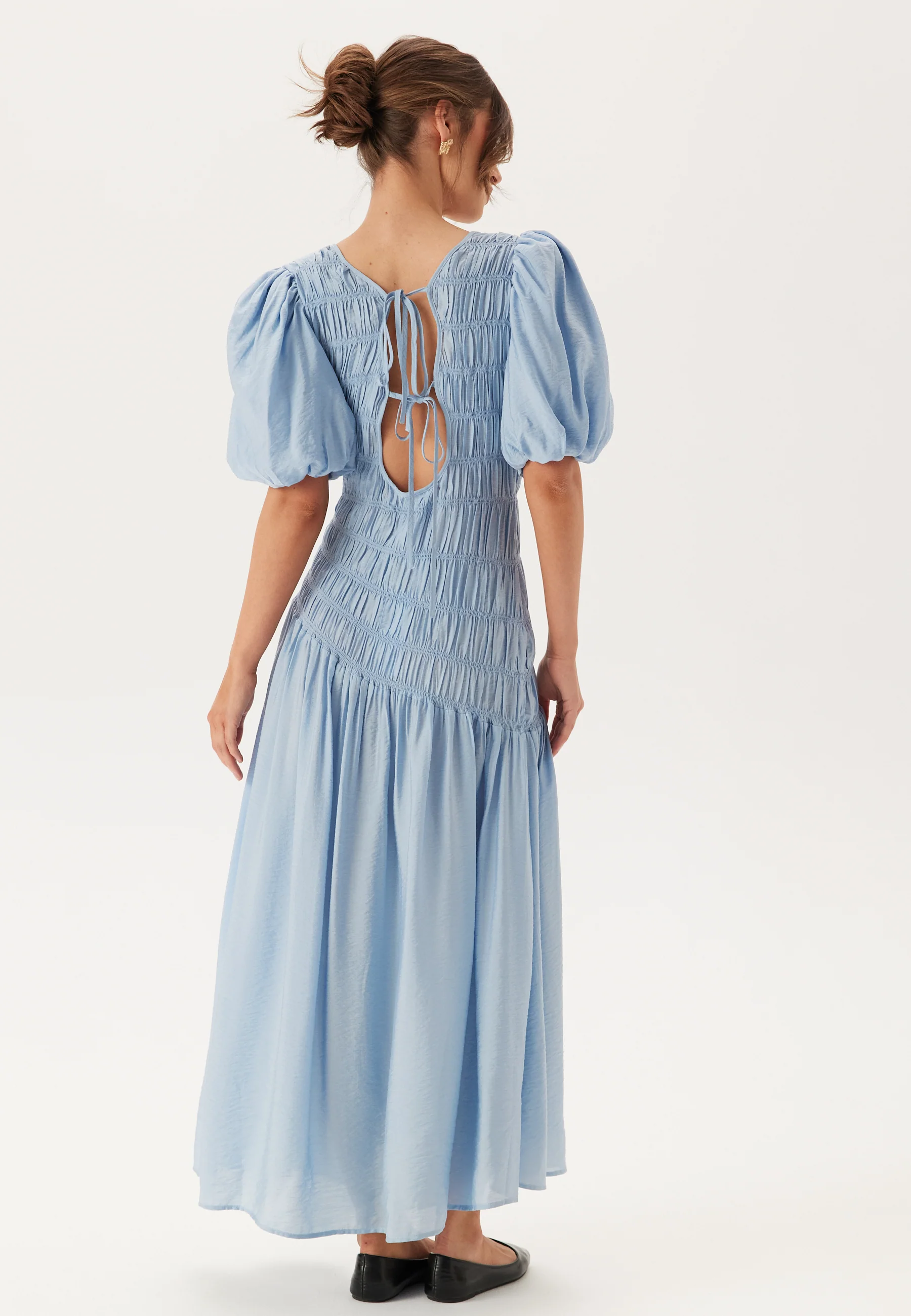 CC Puff Sleeve Smock Dress - Image 3