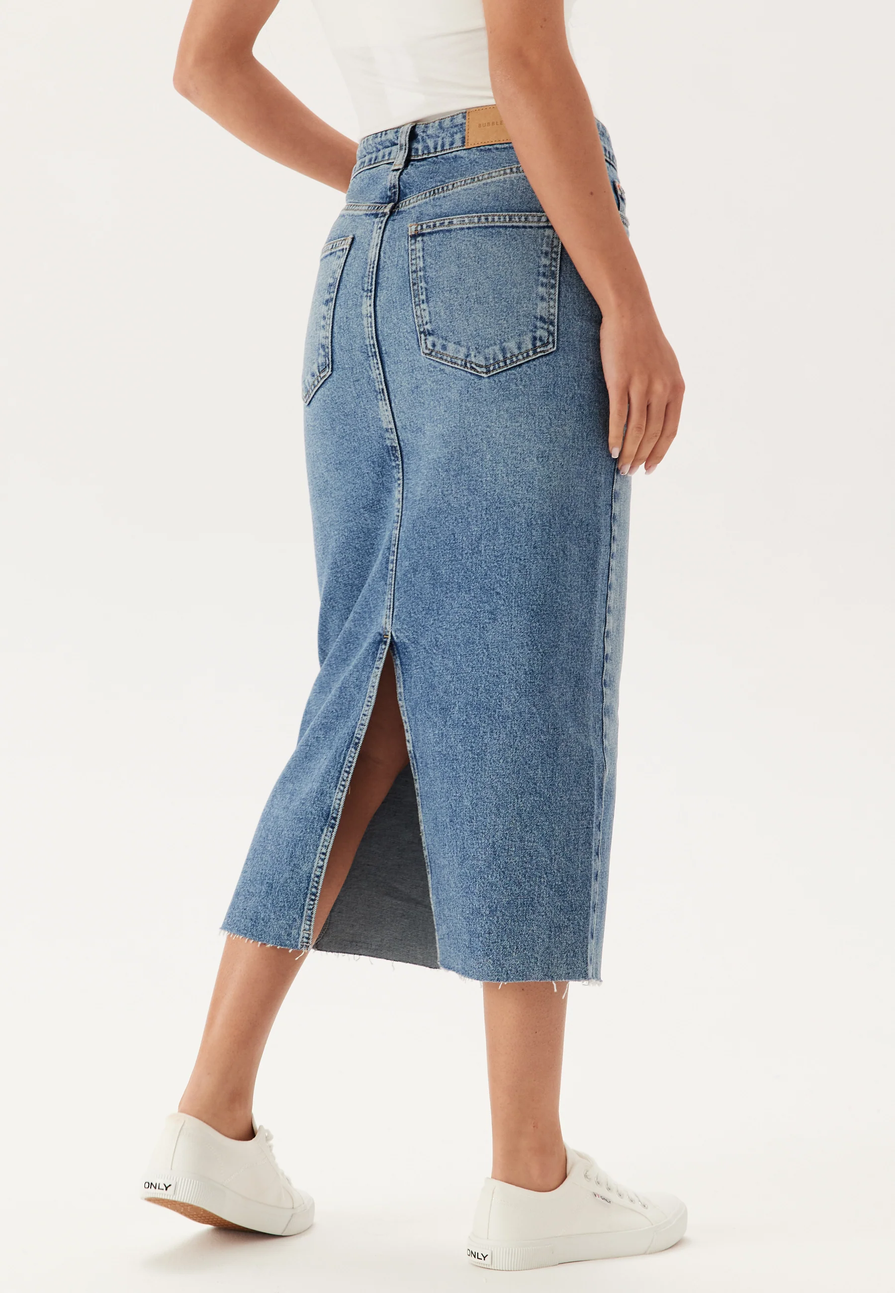 Denim Midi Skirt - Image 2