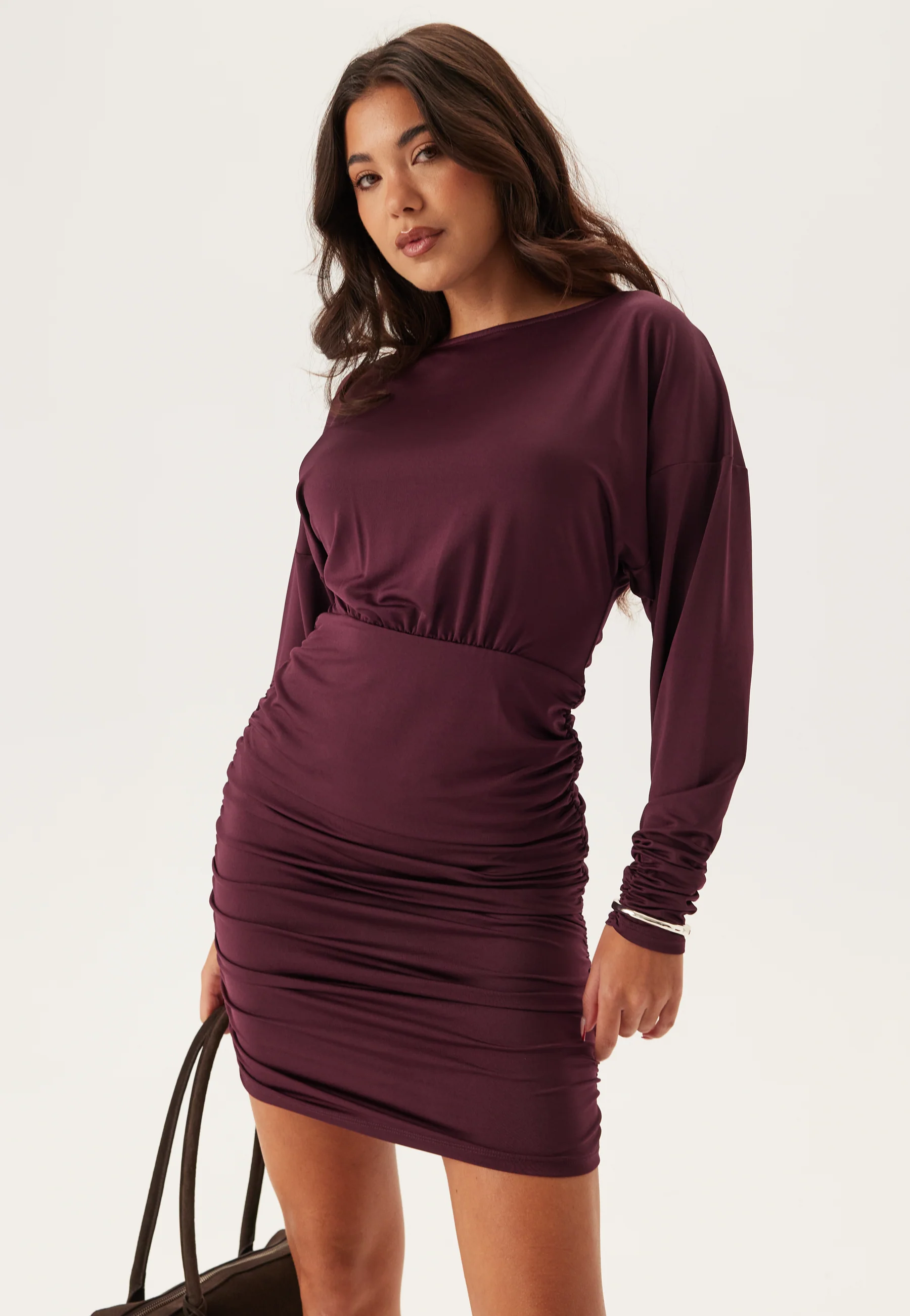 Draped Mini Dress - Image 2