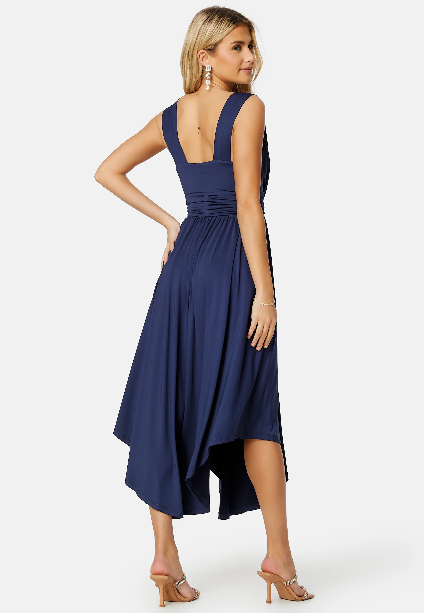 Draped Soft Midi Dress - Image 4