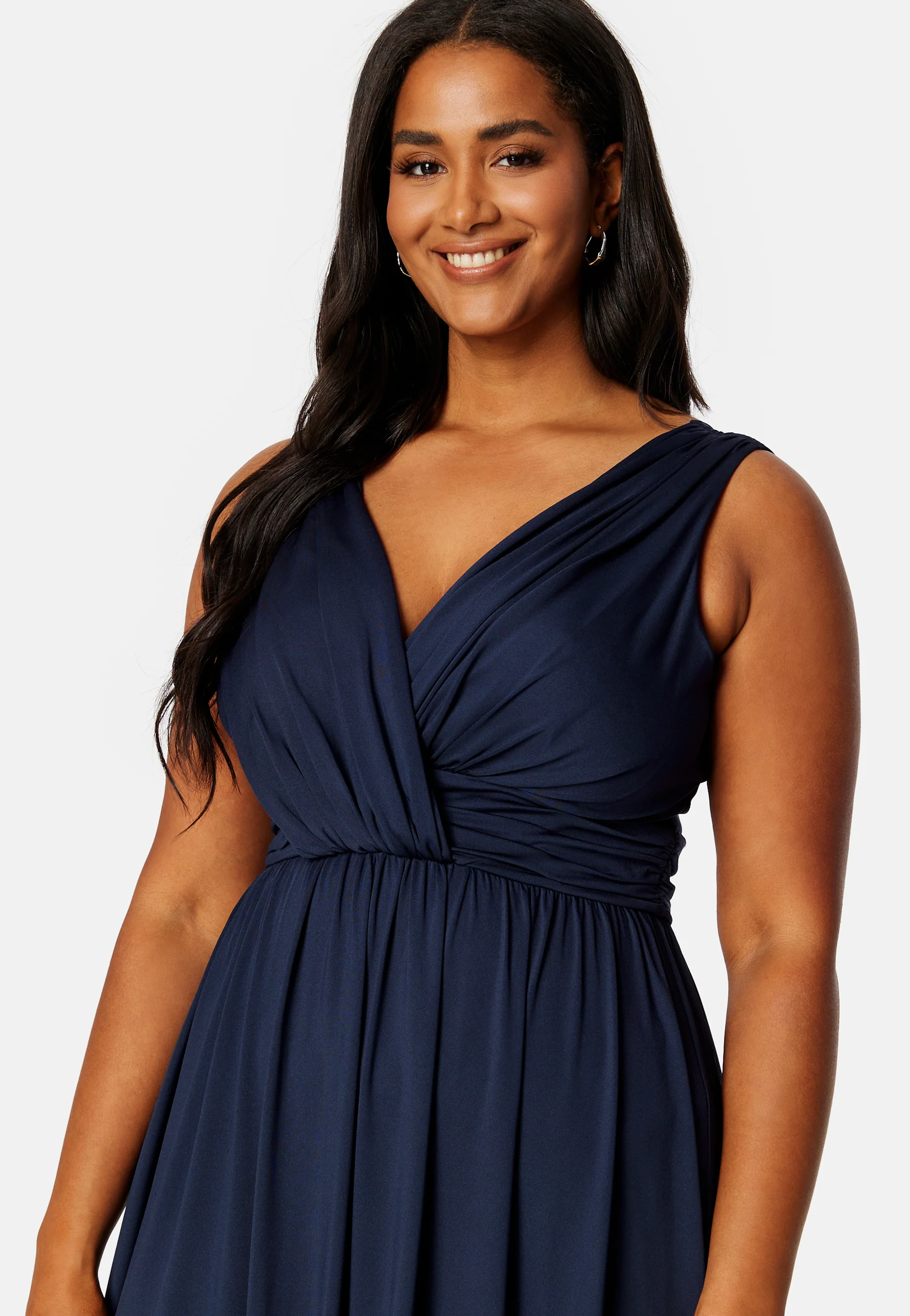 Draped Soft Midi Dress - Image 5