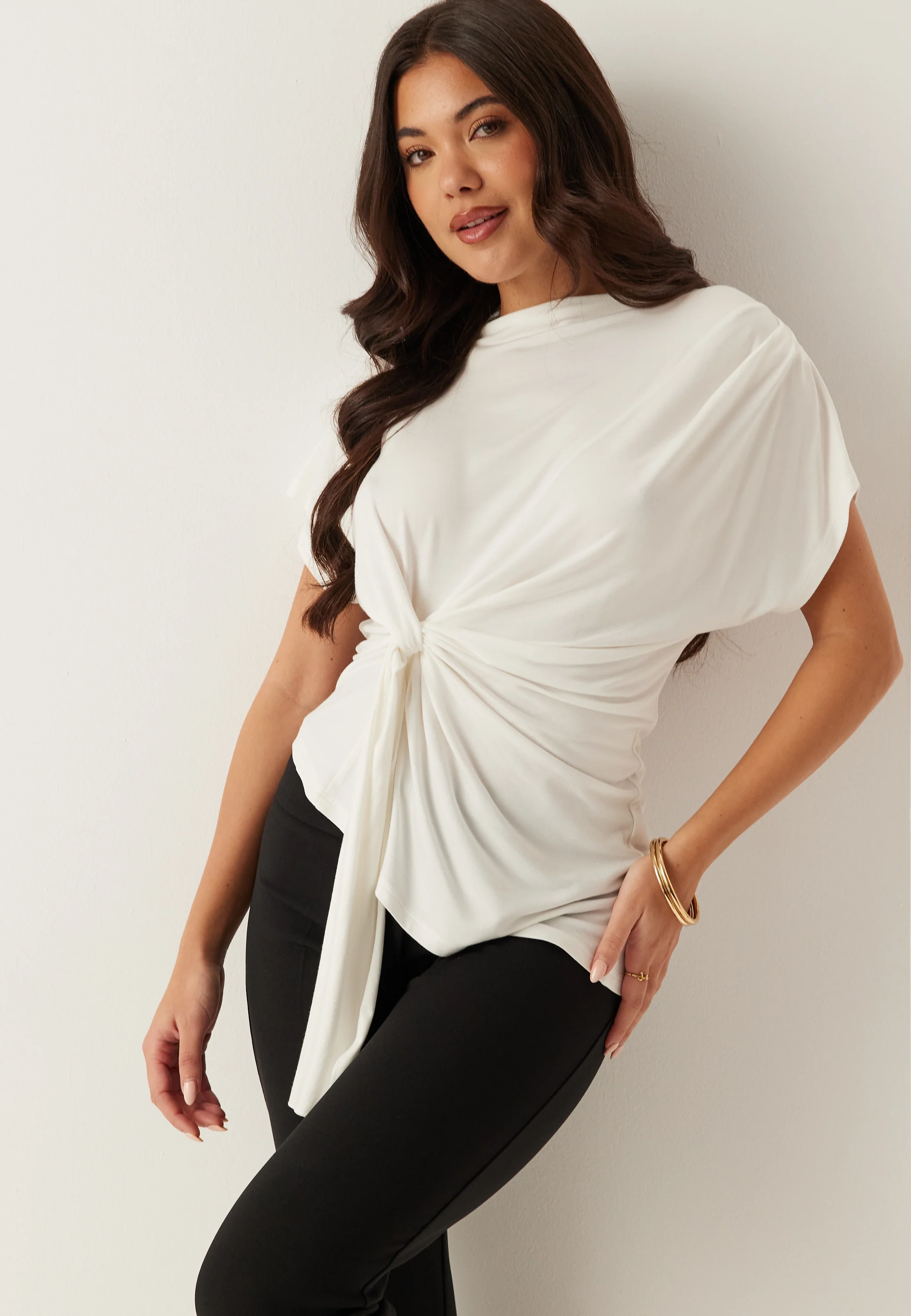 Drapy Knot Top