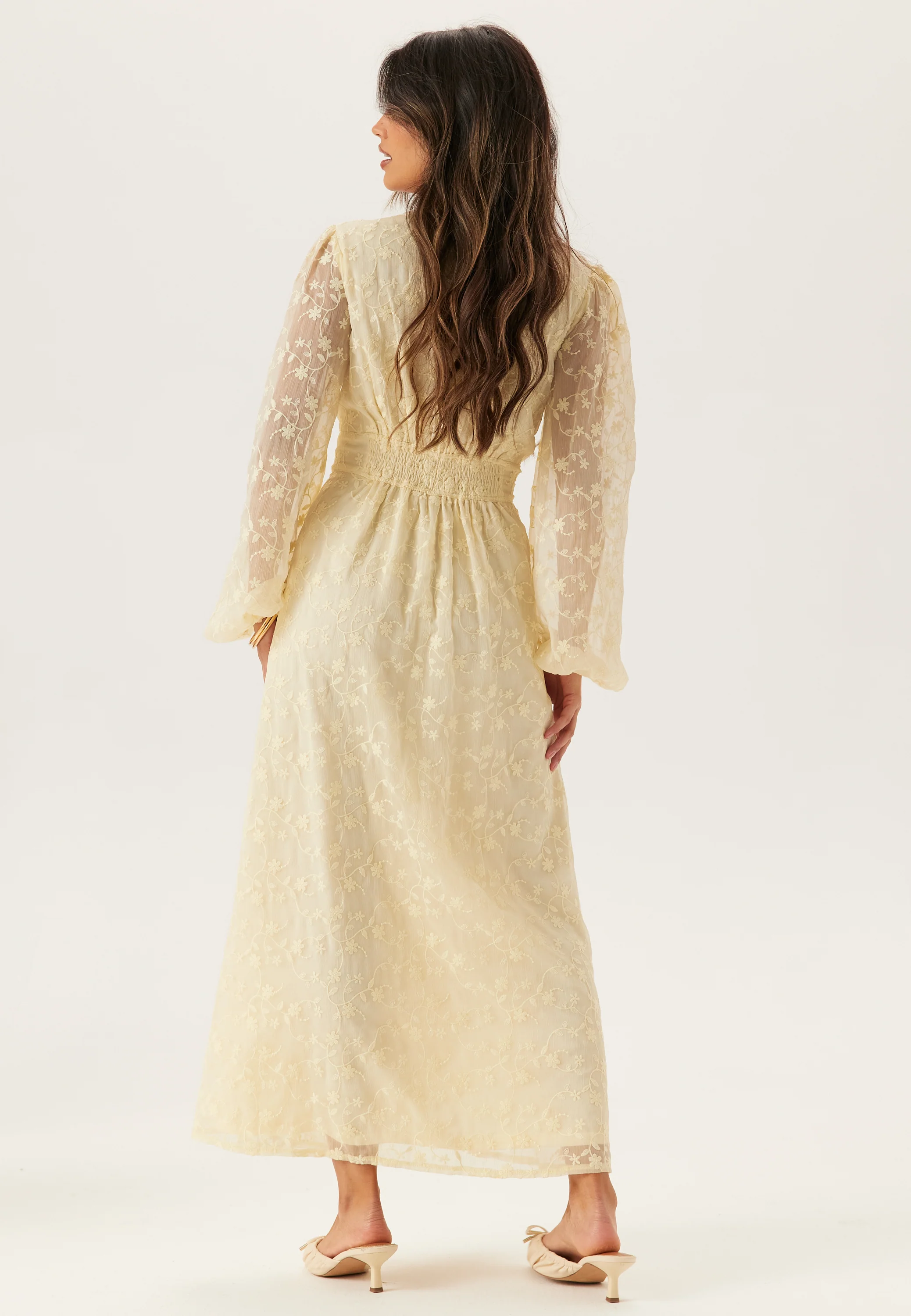 Embroidered Midi Dress - Image 3