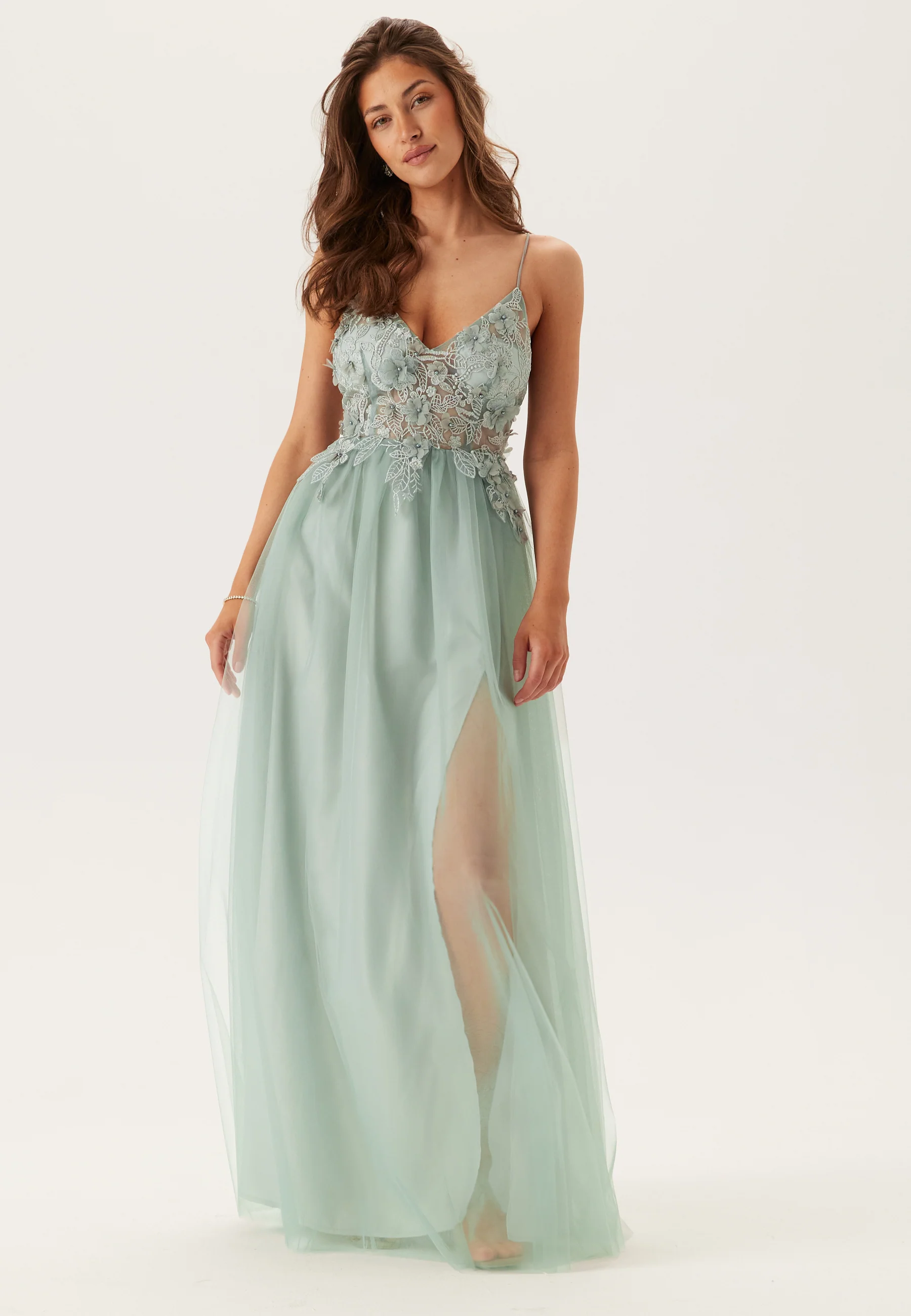 Floral tulle Gown - Image 2