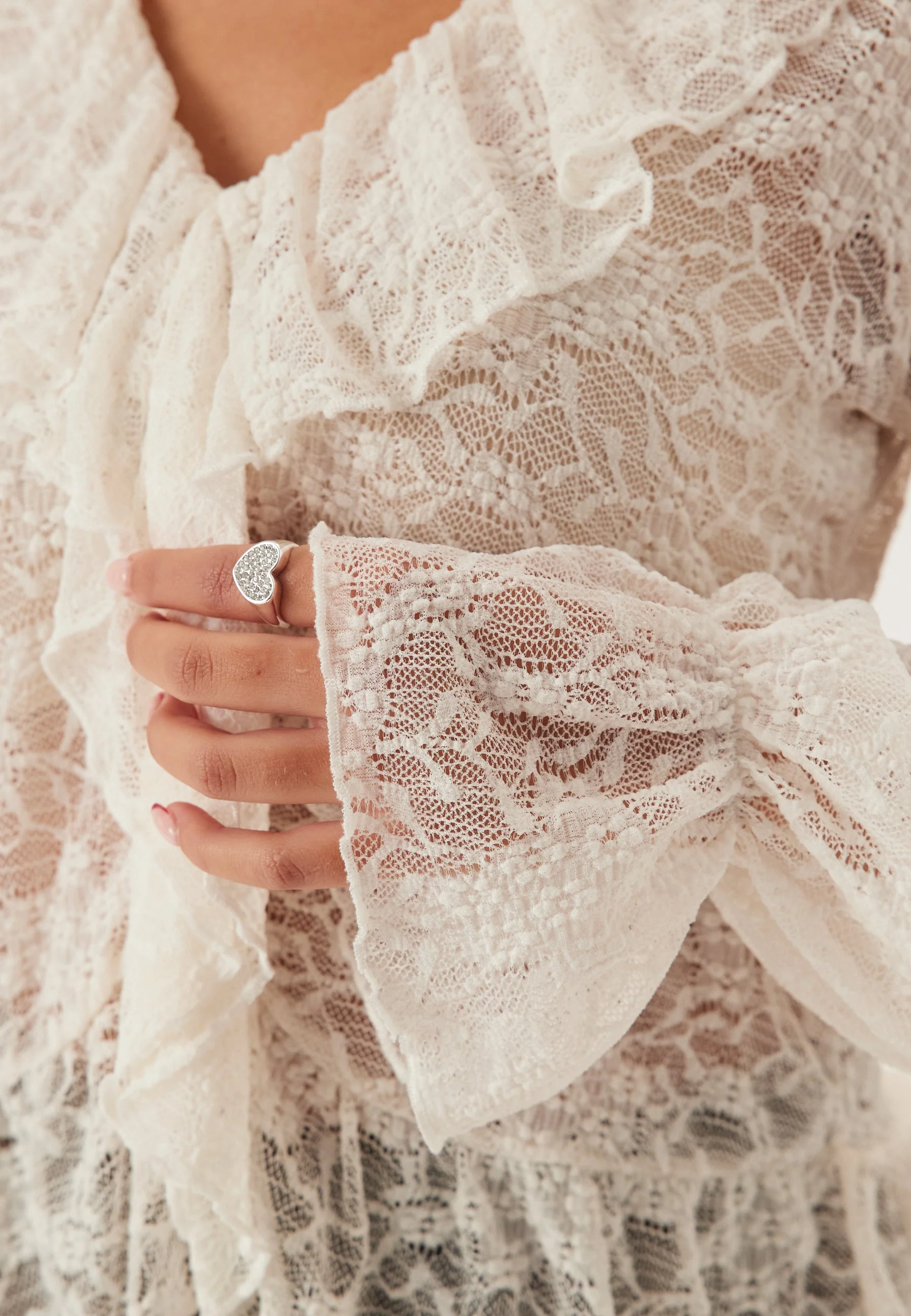 Frill Lace Blouse - Image 5