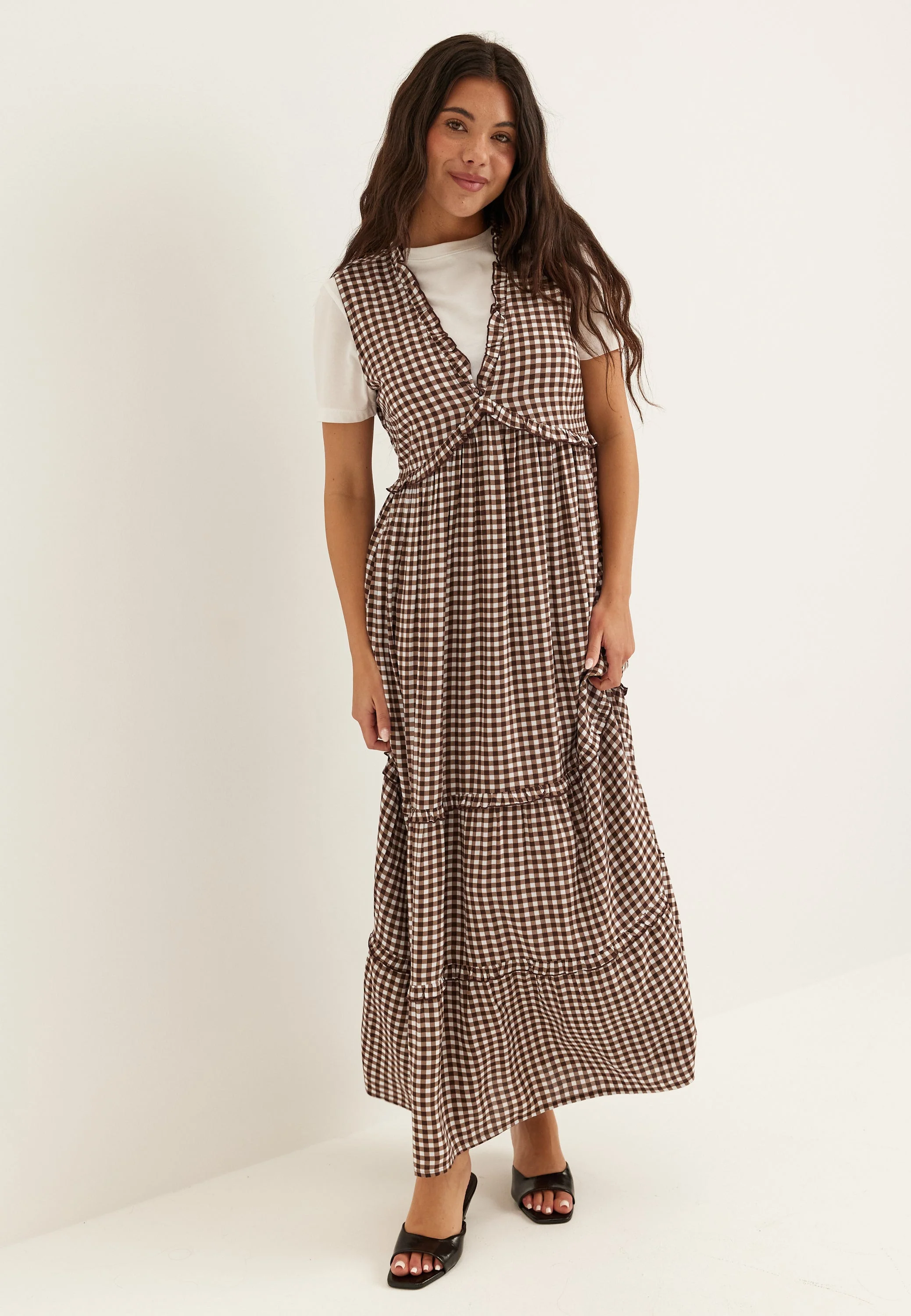 Frill Maxi Dress - Image 6