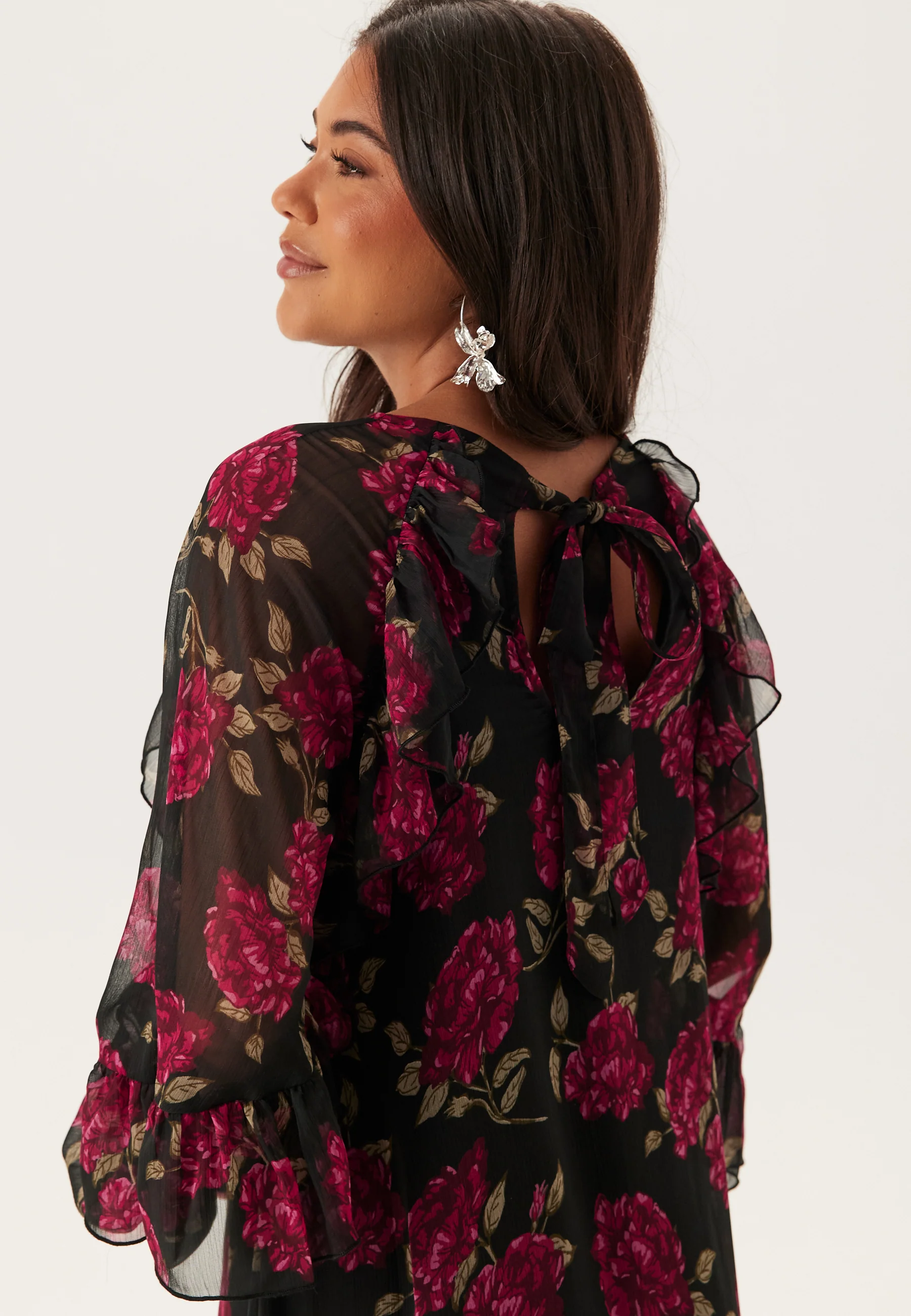 Frill Maxi Dress - Image 6