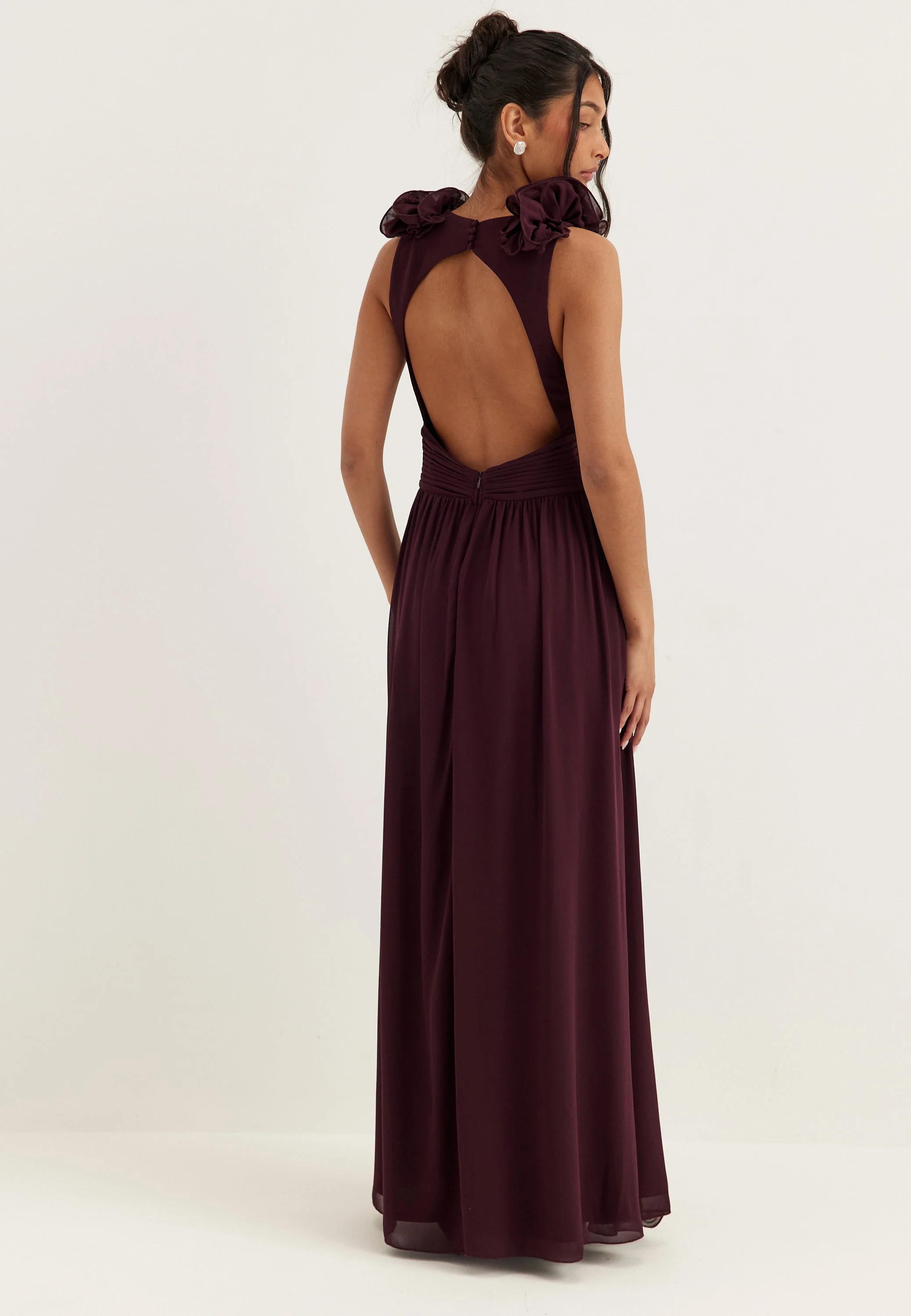 Frill Ruffle Chiffon Gown - Image 4