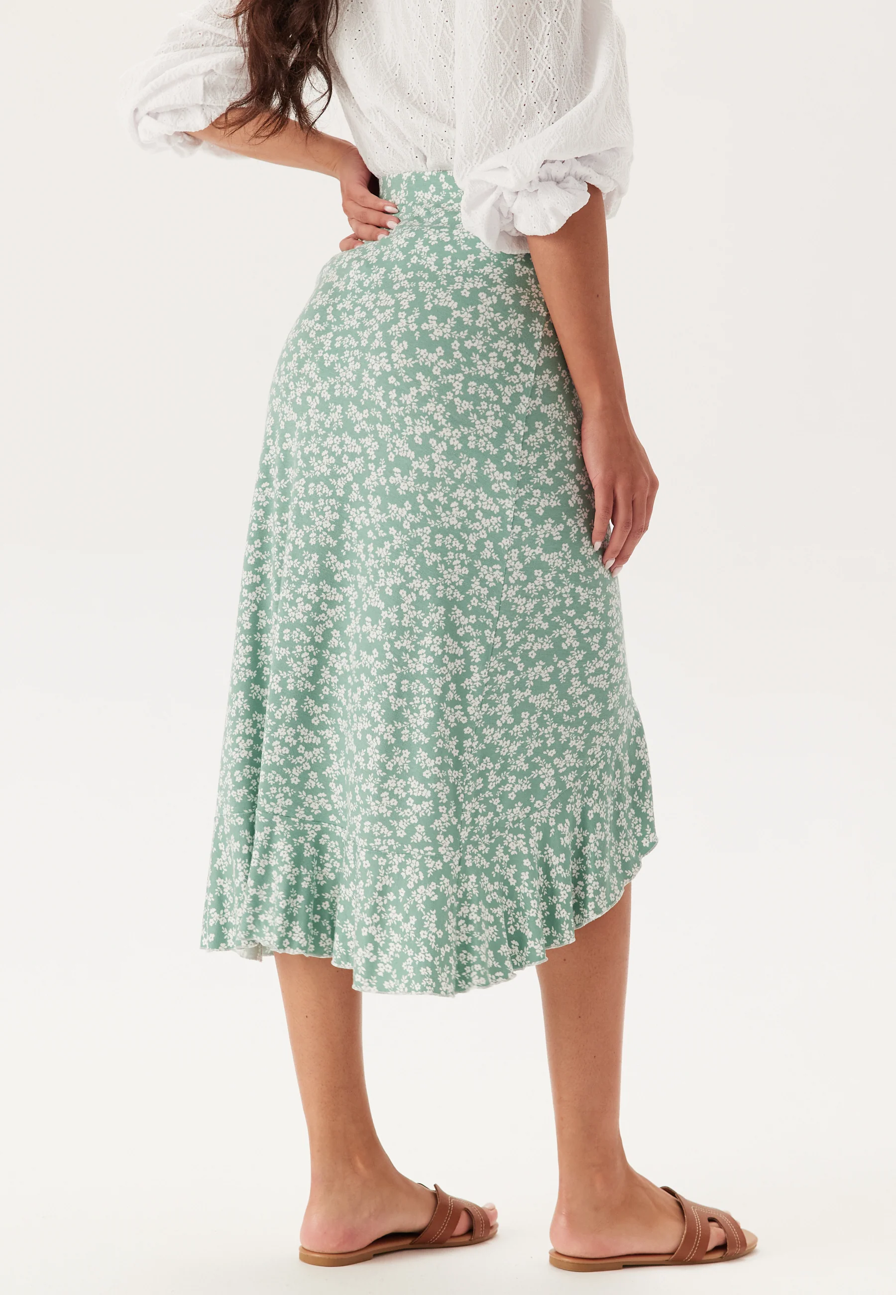 Frill Wrap Skirt - Image 3