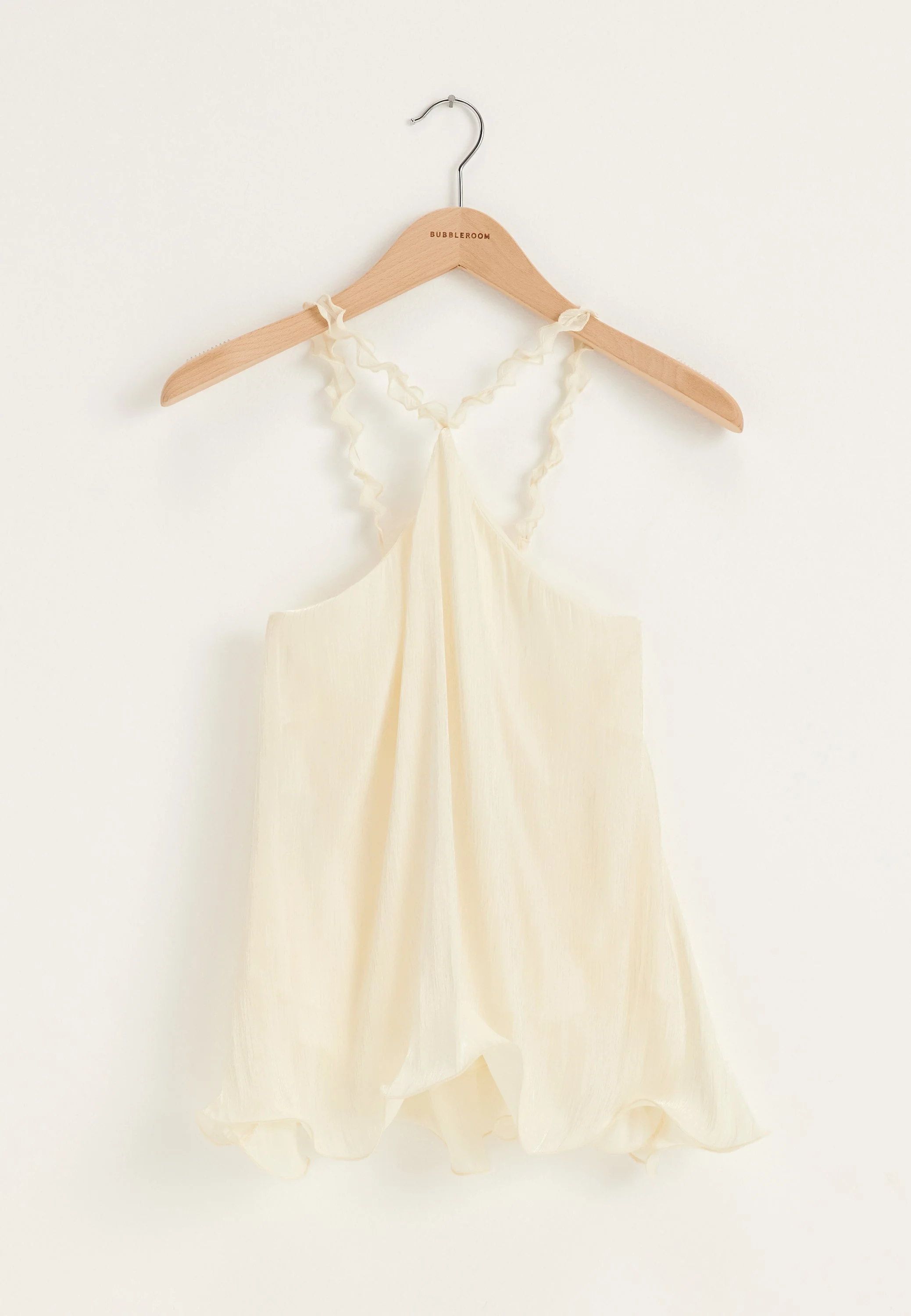 Halterneck Shimmer Flounce Top - Image 10
