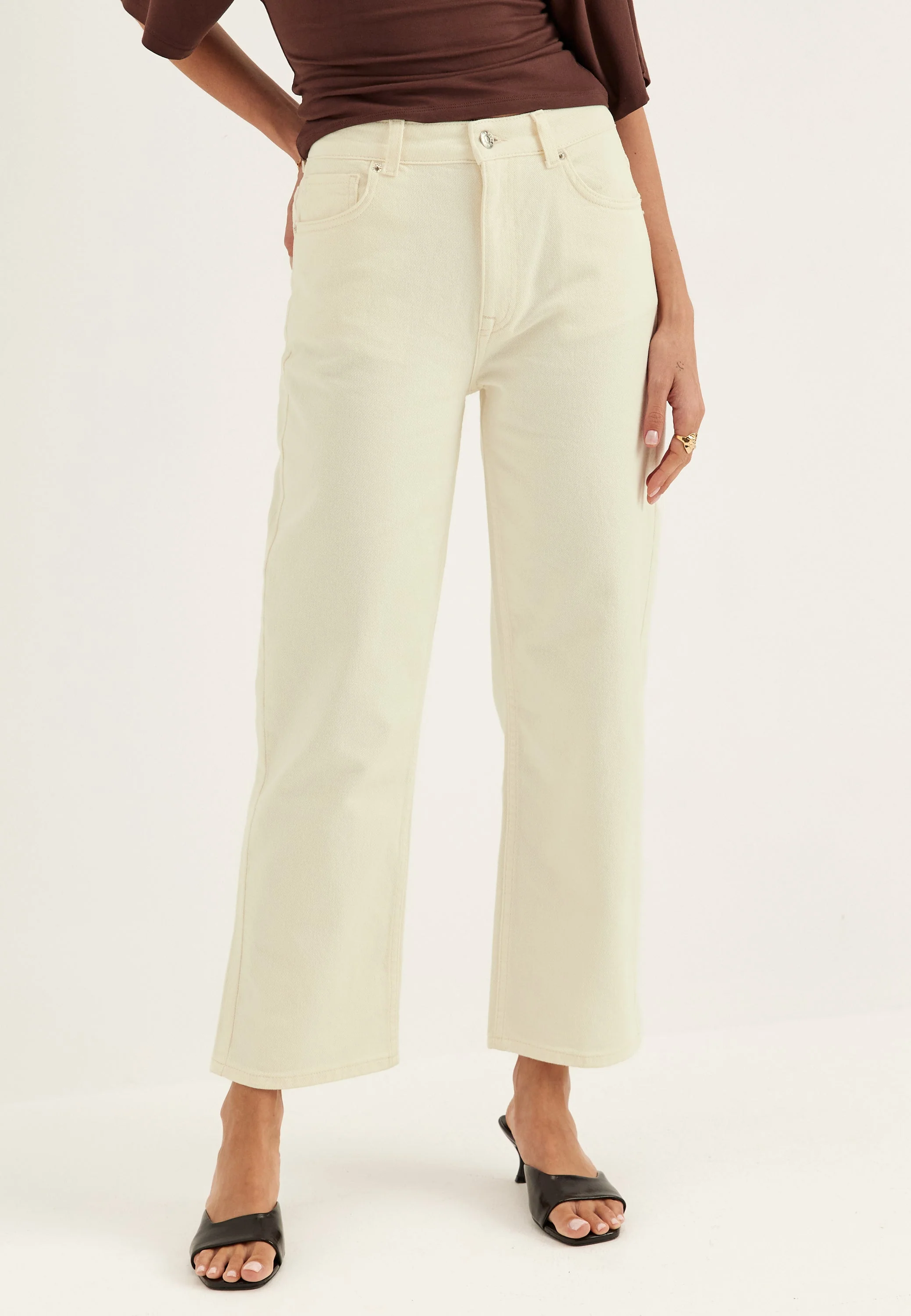High Straight Ankle Jeans - Image 2