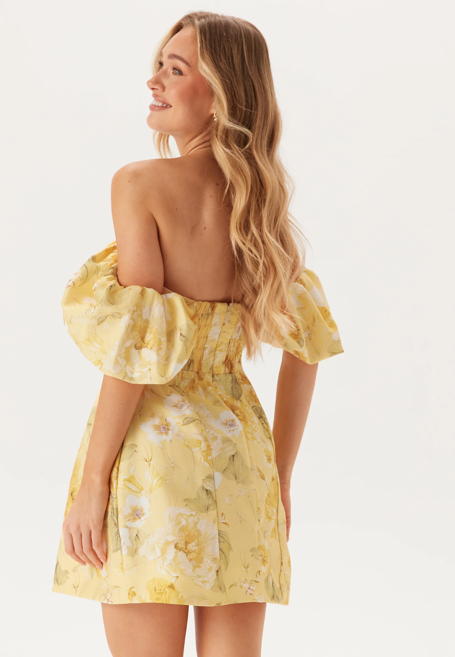 Jacquie Off Shoulder Mini Dress - Image 2