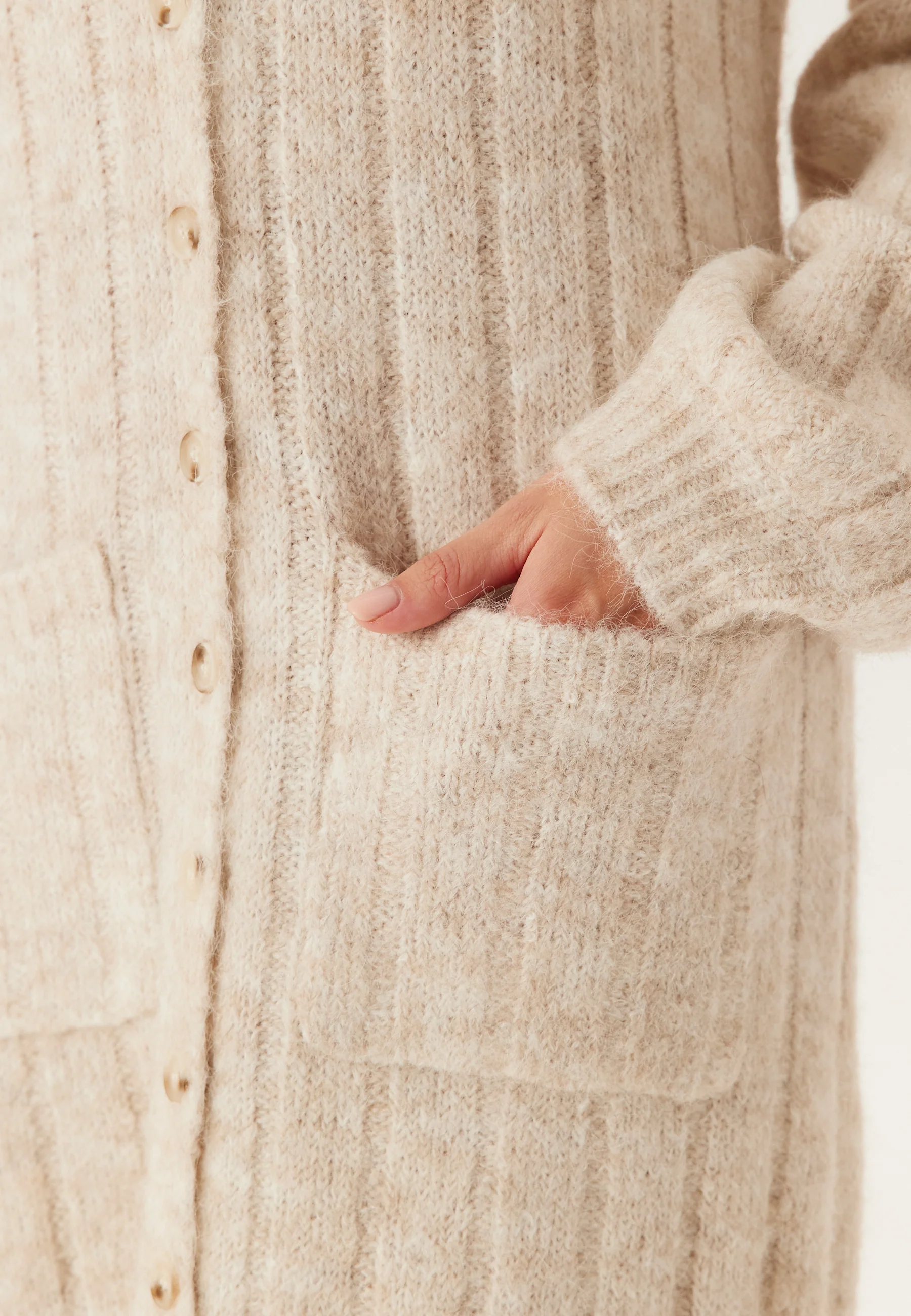 Knitted Cardigan Dress - Image 10