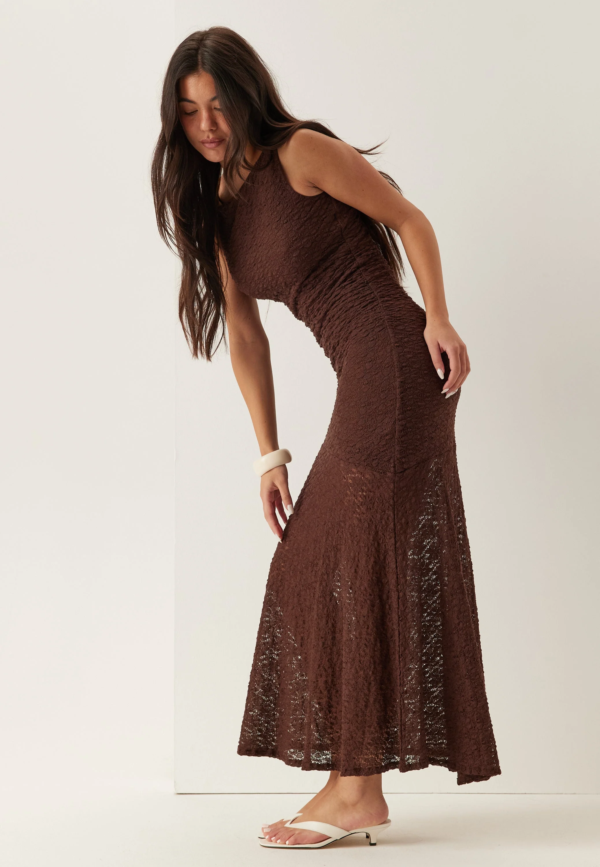 Lace Maxi Dress - Image 3