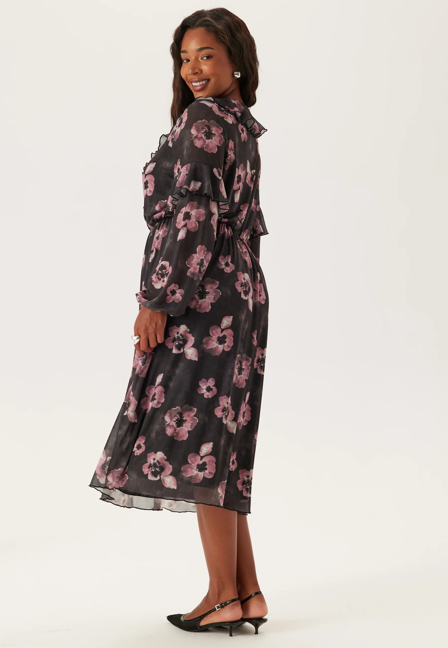 Mesh Frill Dress - Image 6