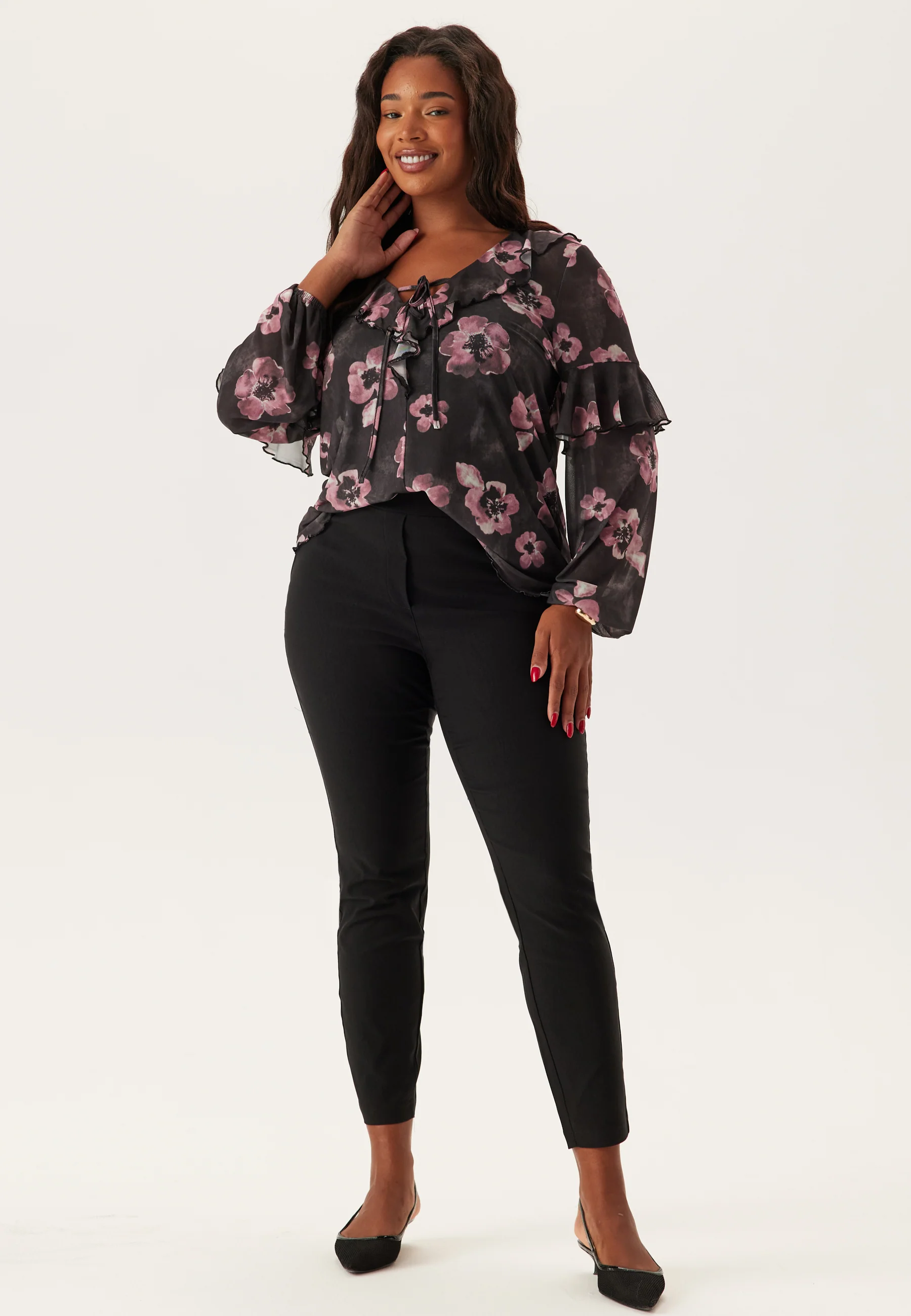 Mesh Frill Top - Image 8