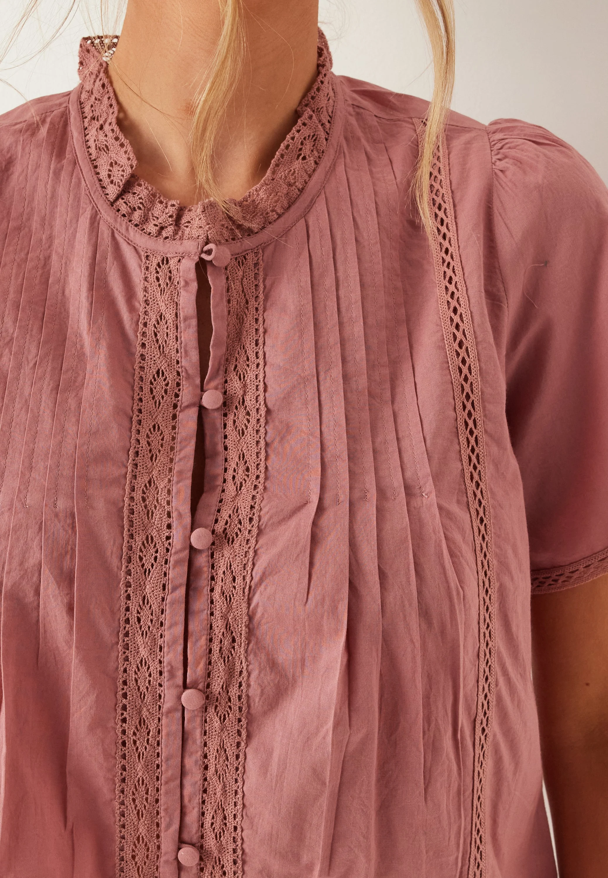 Pleated Detail Blouse - Image 3
