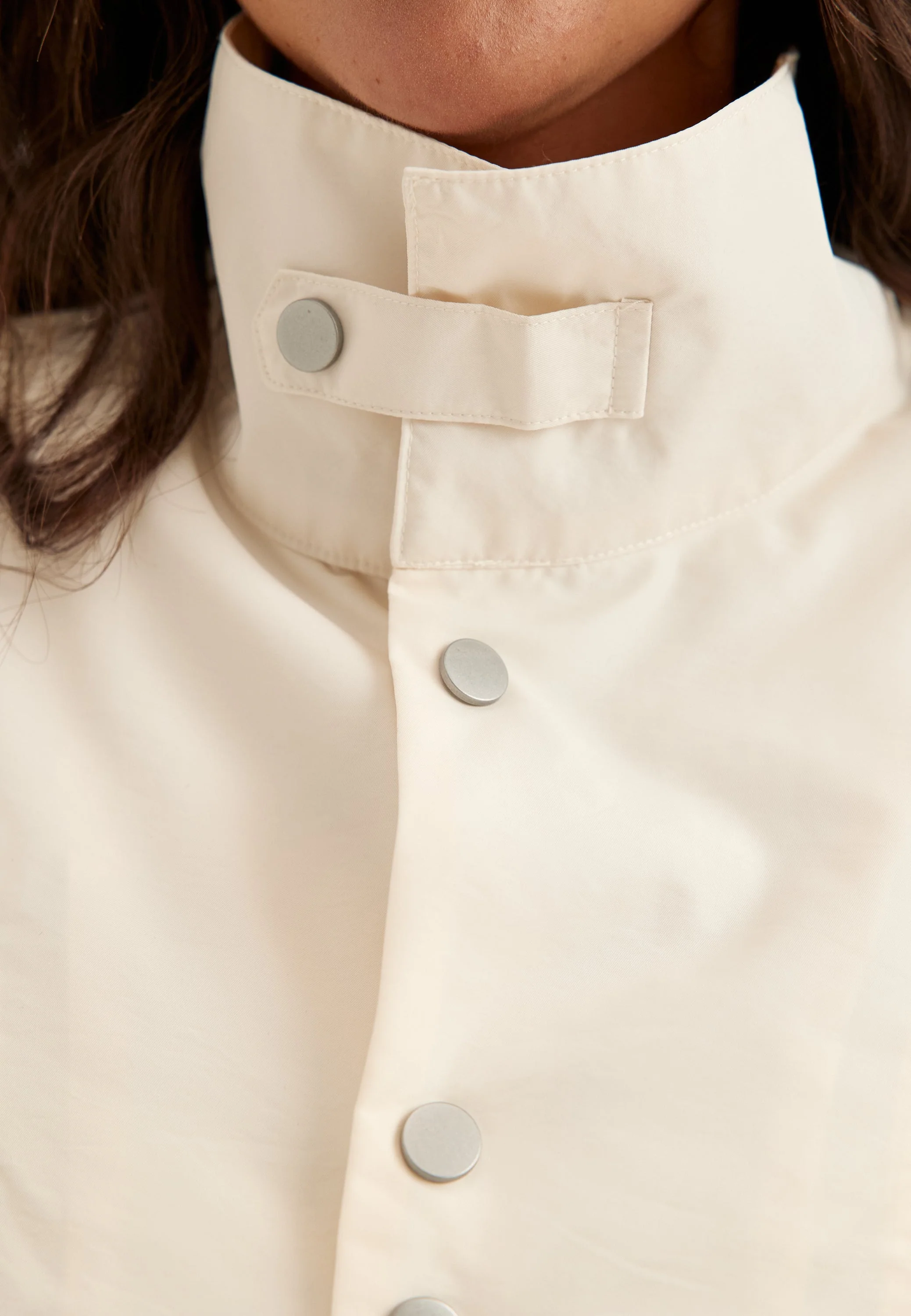 Short High Collar Jacket - Image 8