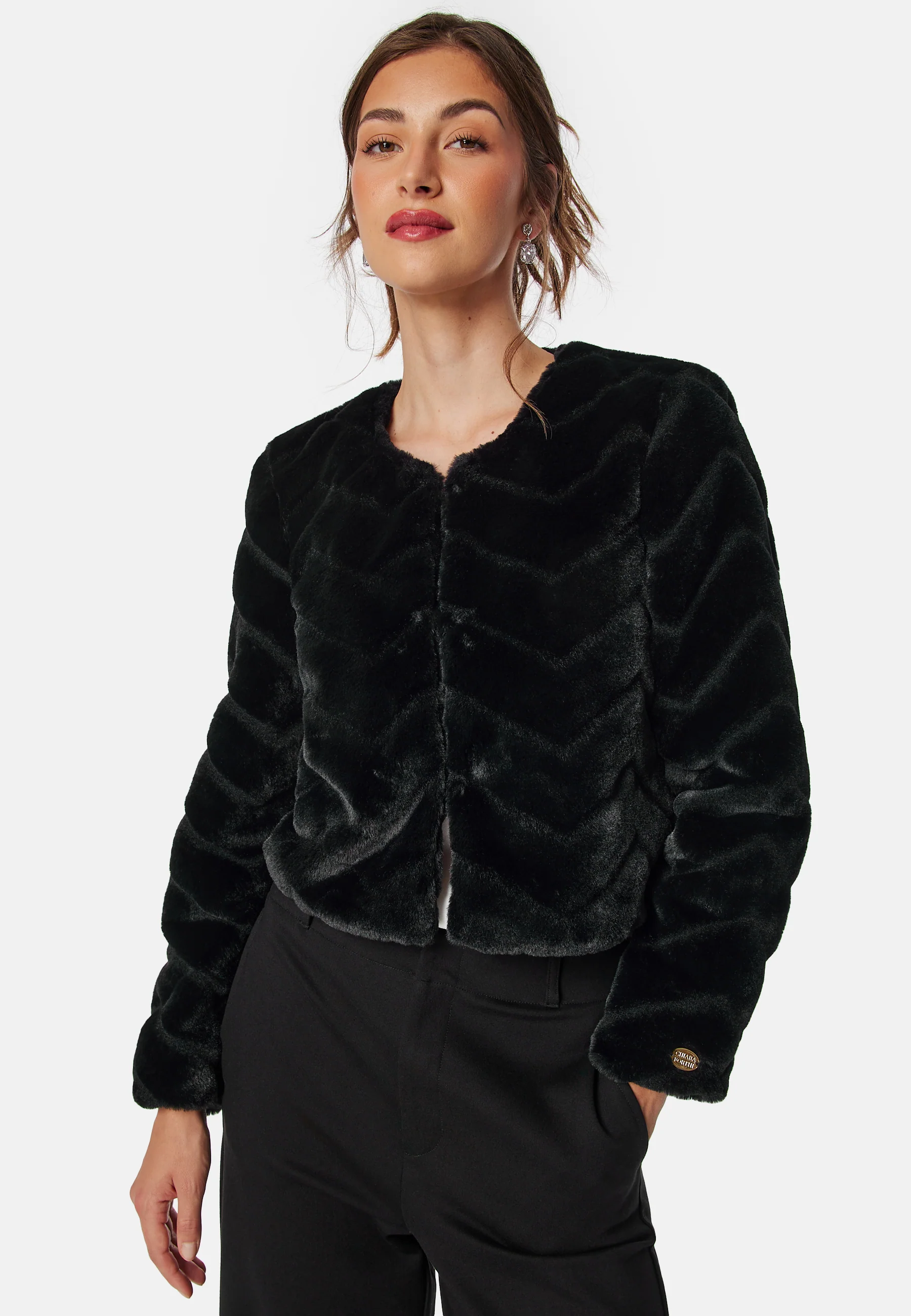 Short Party Faux Fur Jacket - Image 4