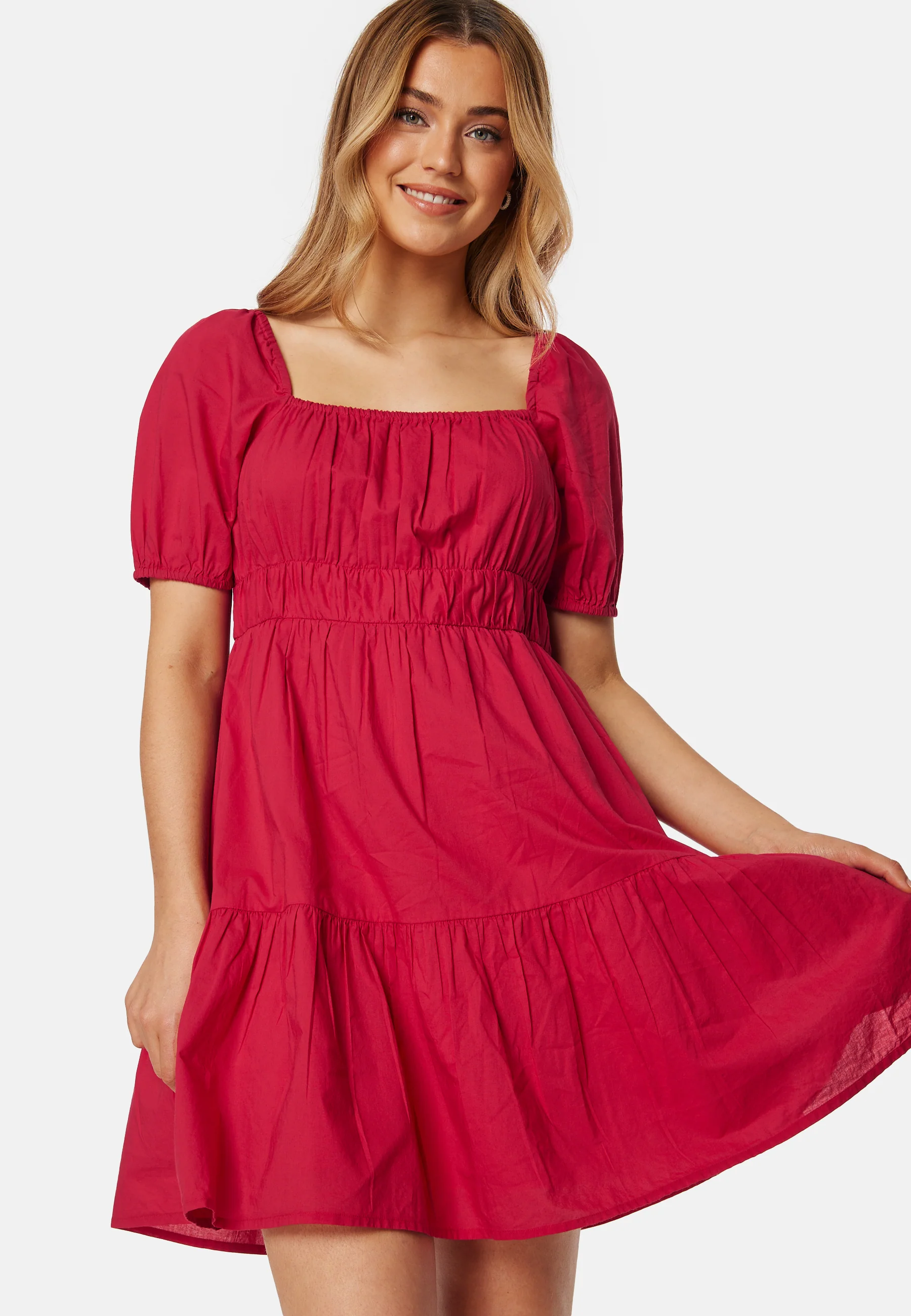 Short Sleeve Cotton Dress - Image 2