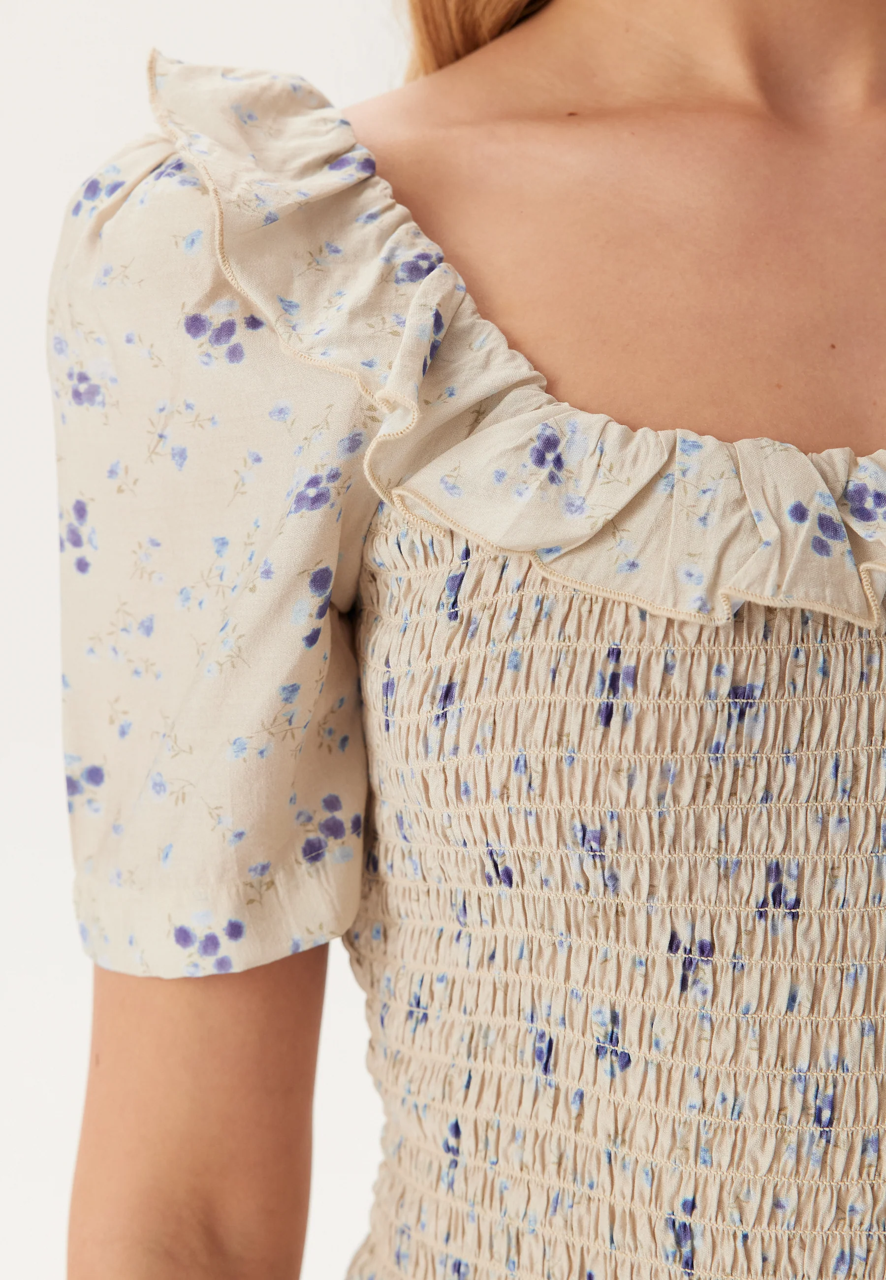 Short Sleeve Frill Maxi Dress - Image 5