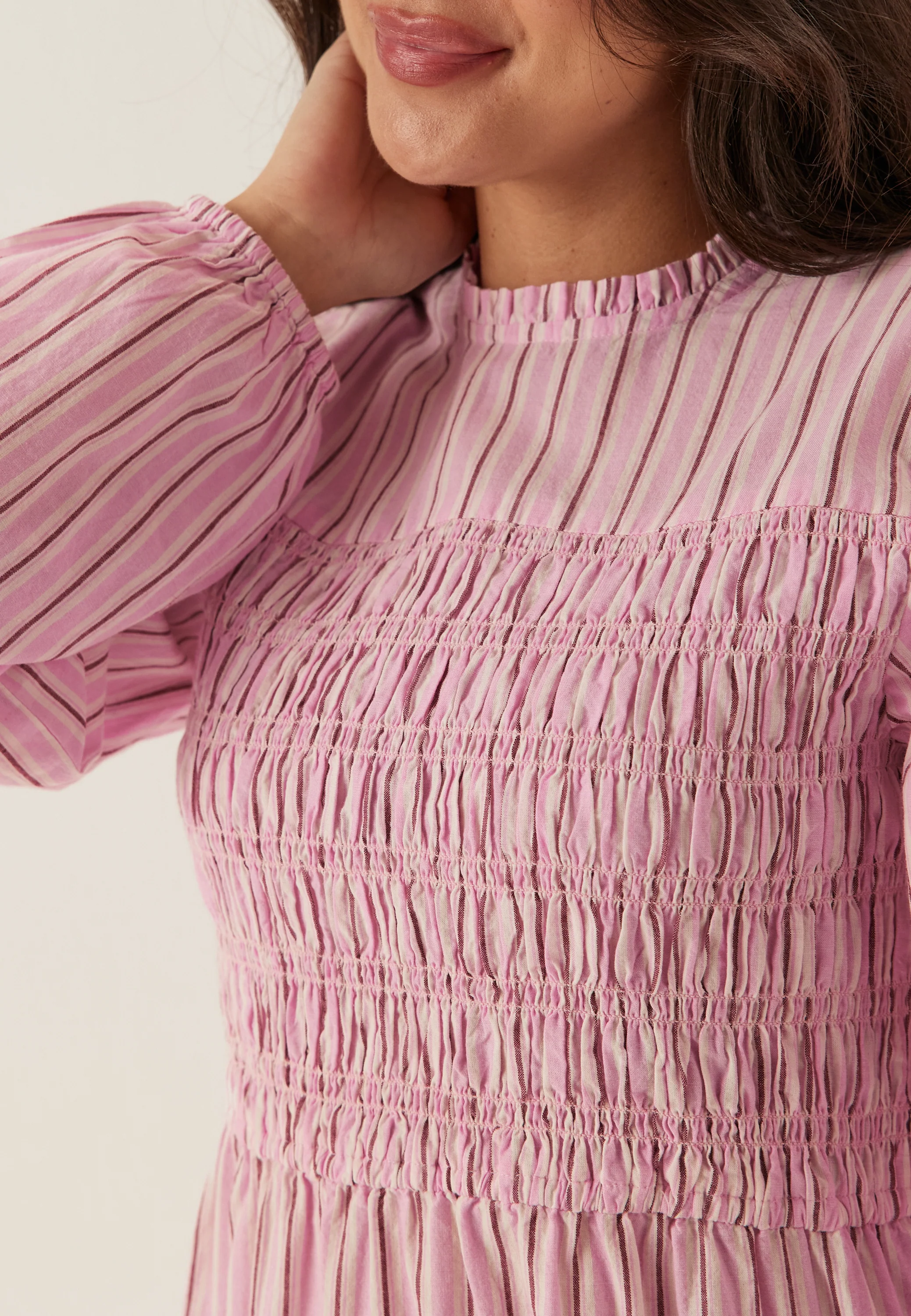 Smock Cotton Dress - Image 2