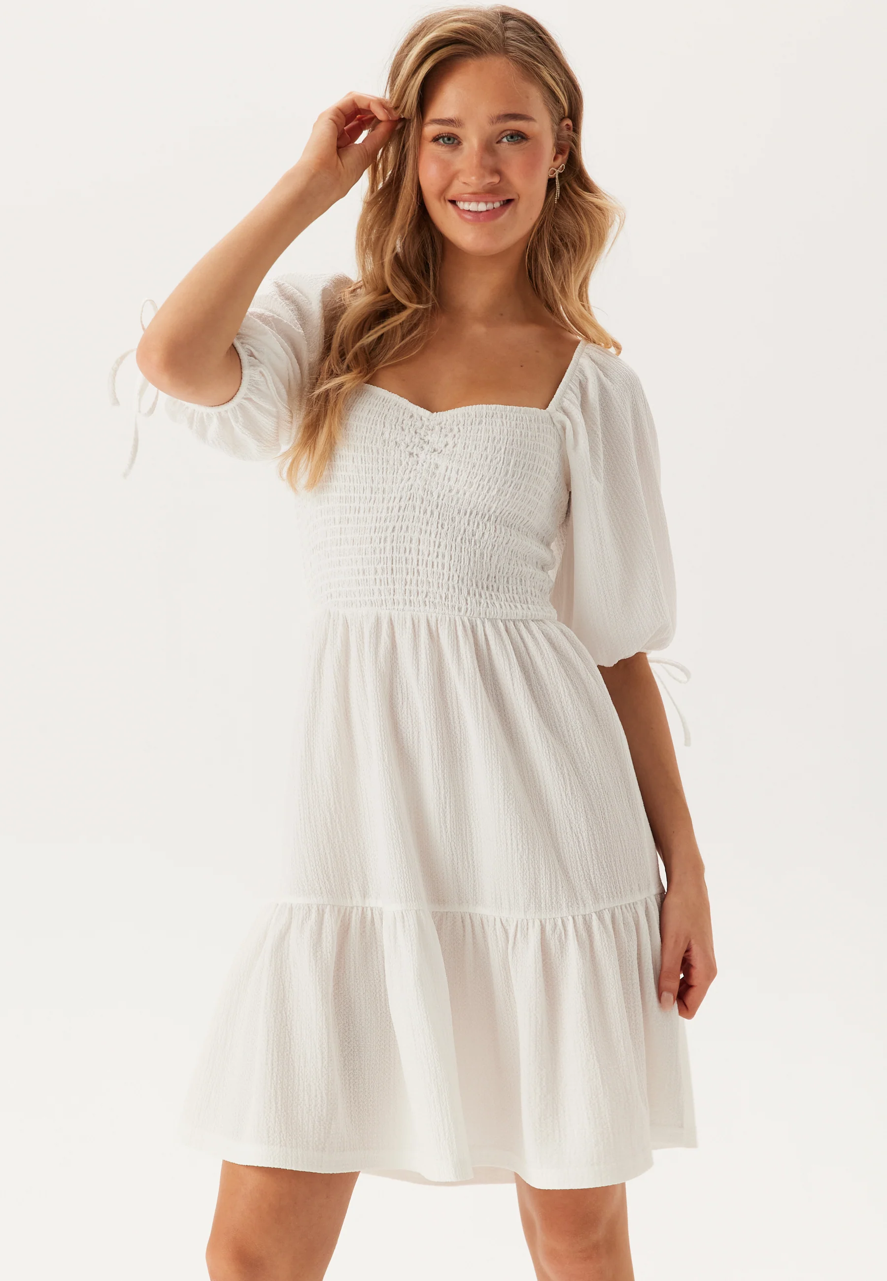 Smock Short Dress - Image 2
