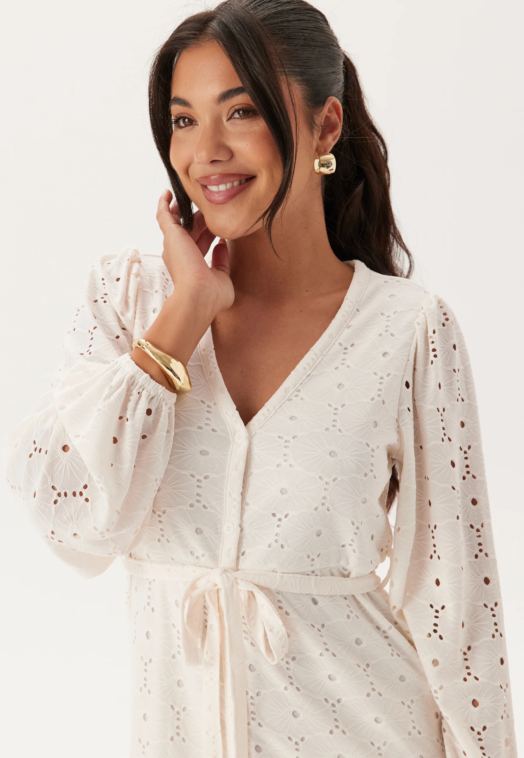Soft Broderie Anglaise Dress - Image 3