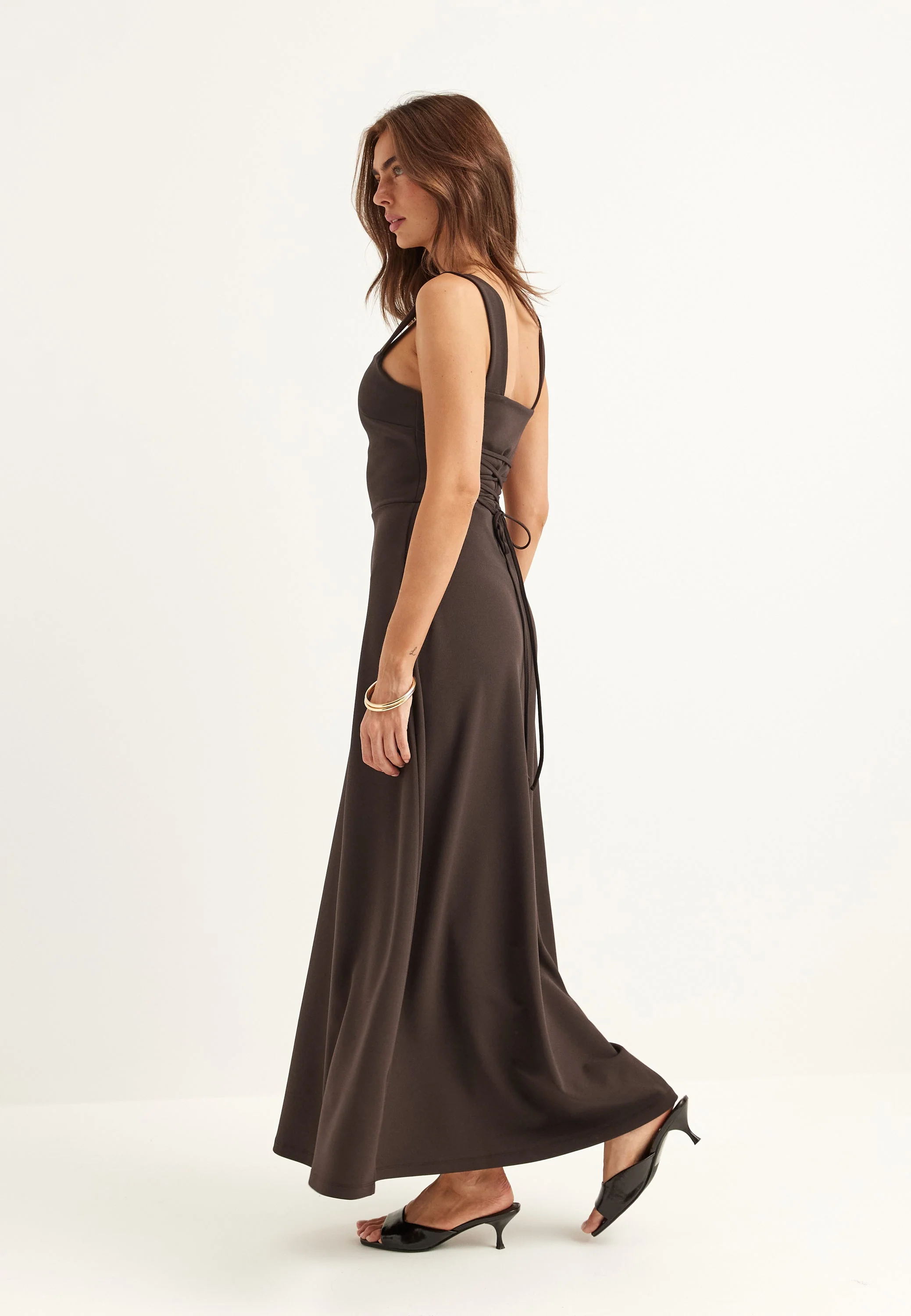 Square Neck Corset Dress - Image 4