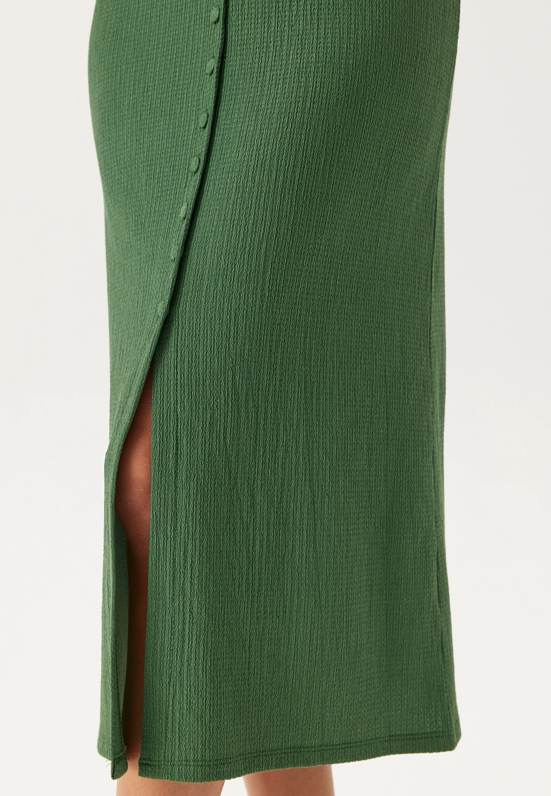 Structure Button Midi Dress - Image 4