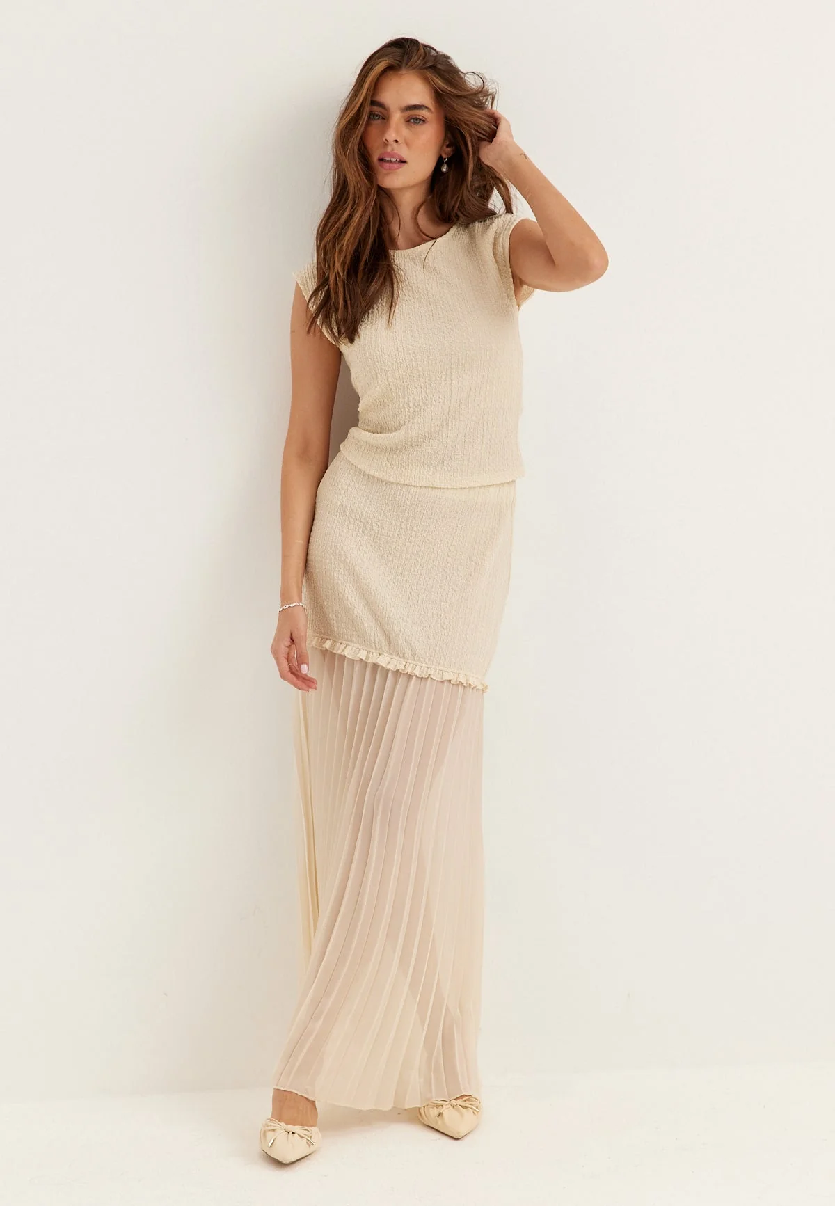Structure Cap Sleeve Top - Image 5