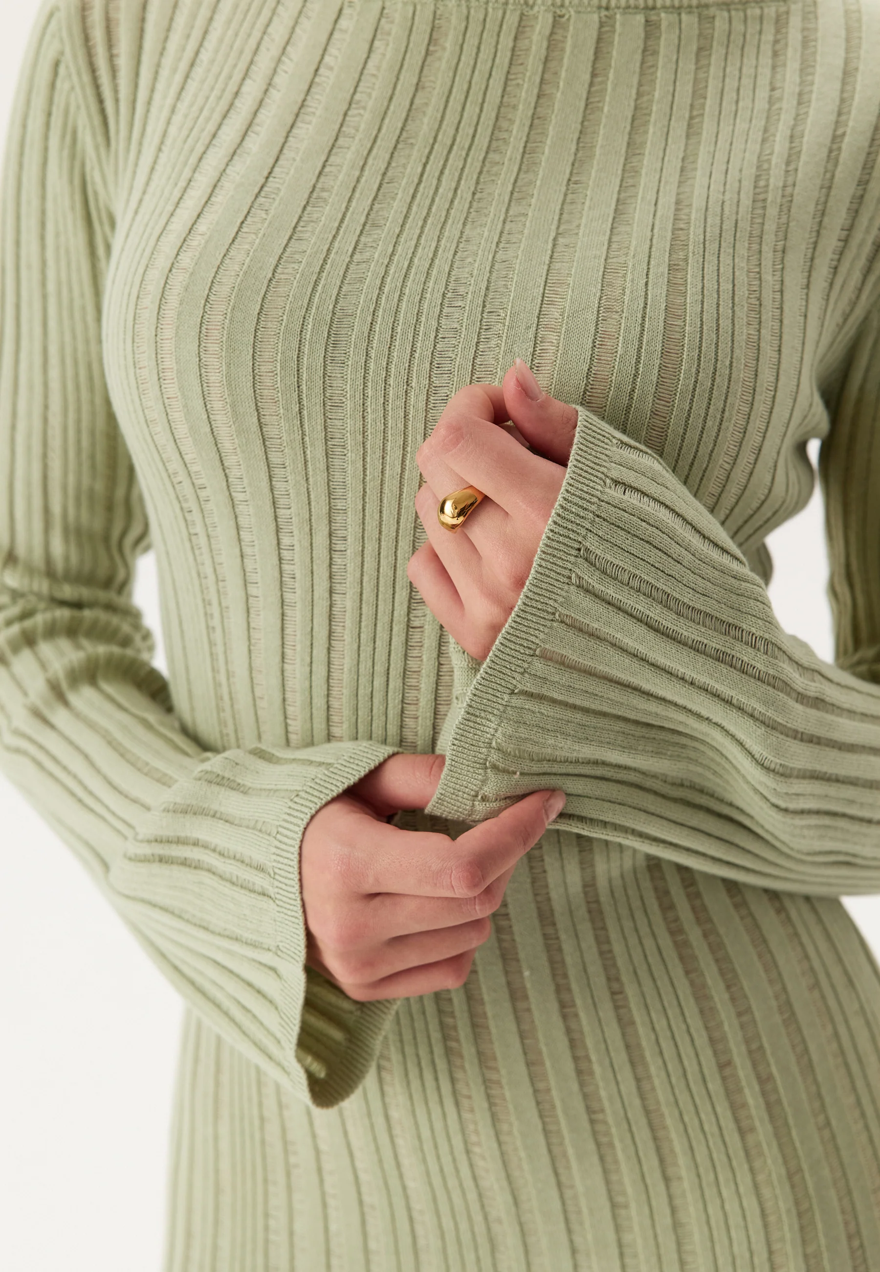 Structure Knitted Dress - Image 9