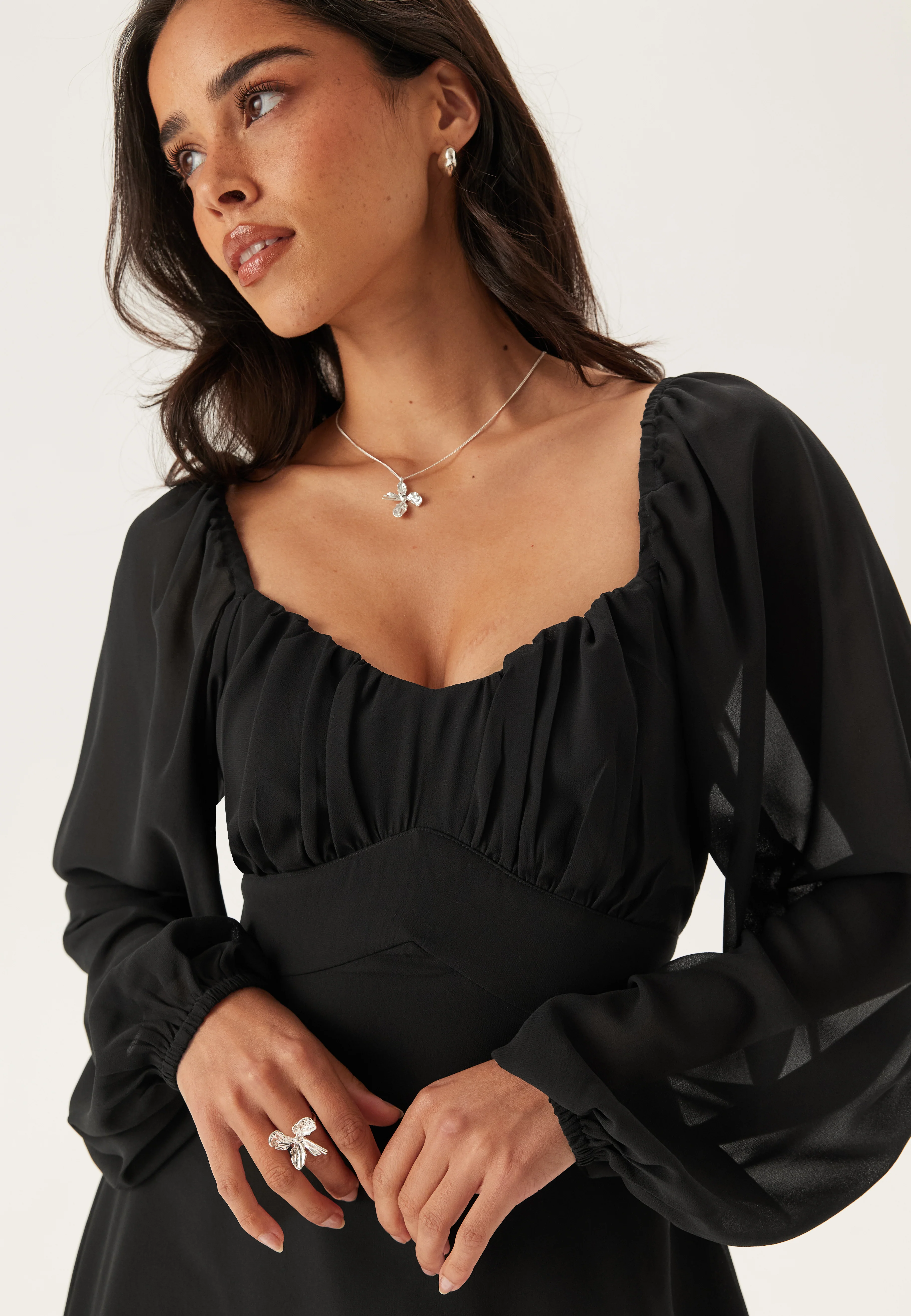 Sweetheart L/S Dress - Image 4