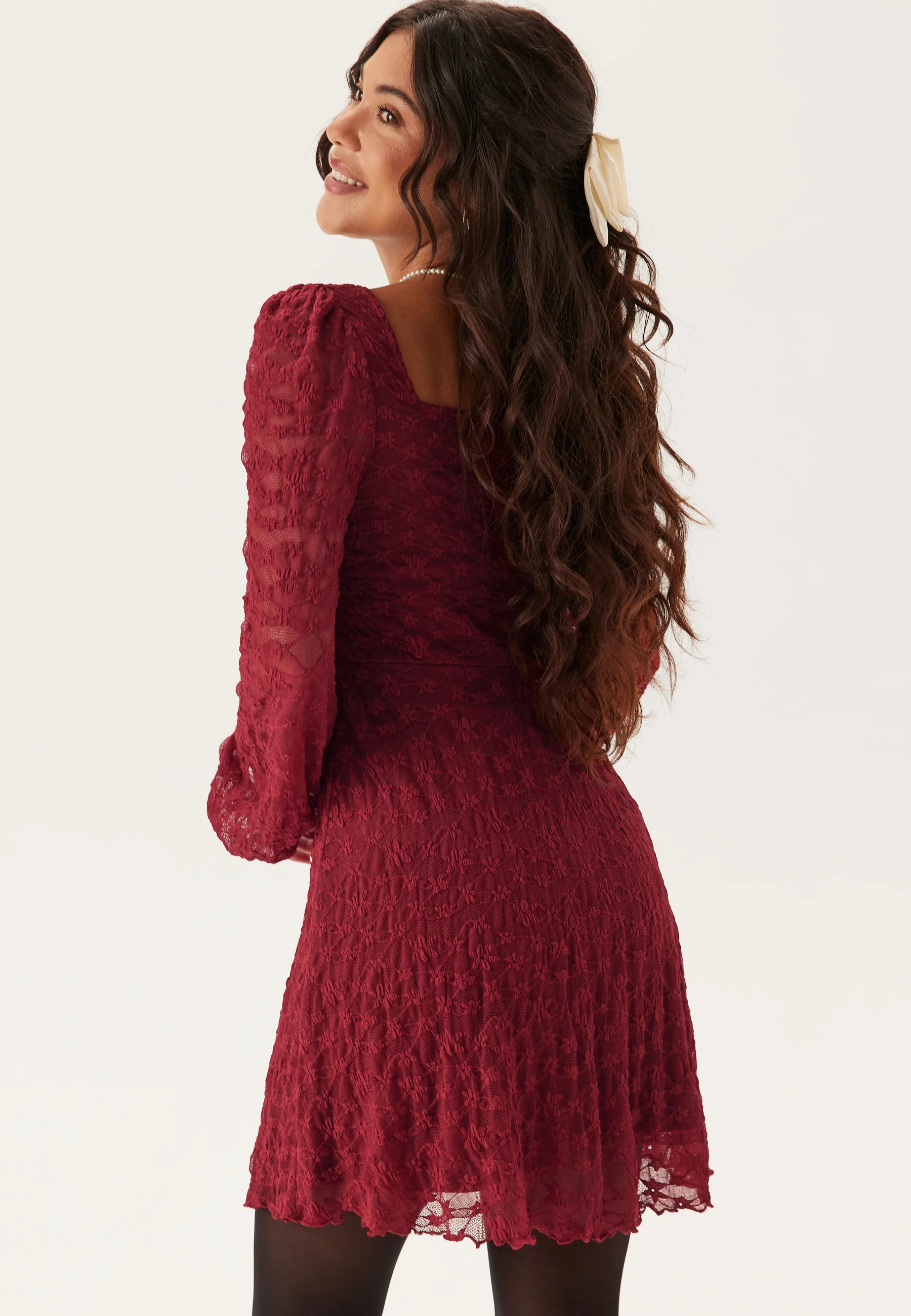 Sweetheart Short Lace Dress - Image 3