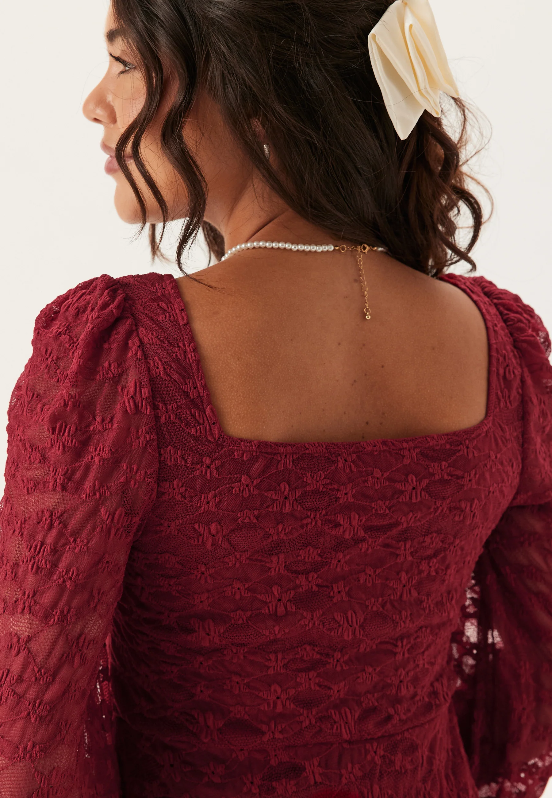 Sweetheart Short Lace Dress - Image 5