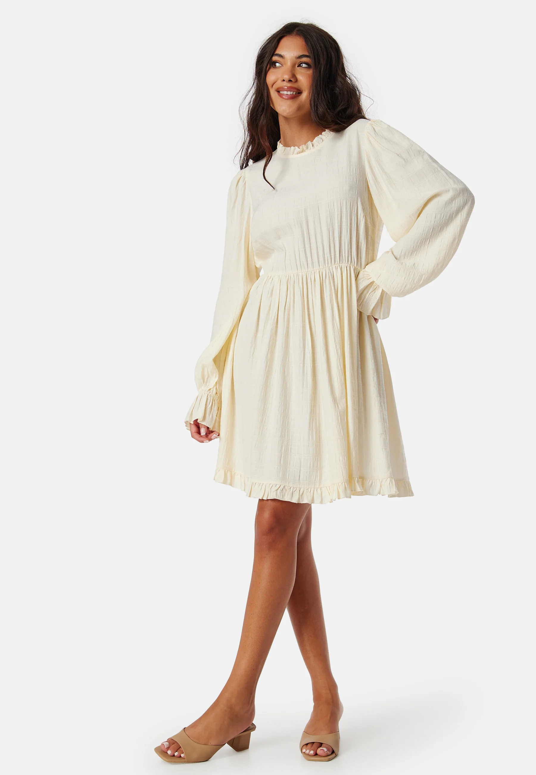 Viscose Frill Dress - Image 3