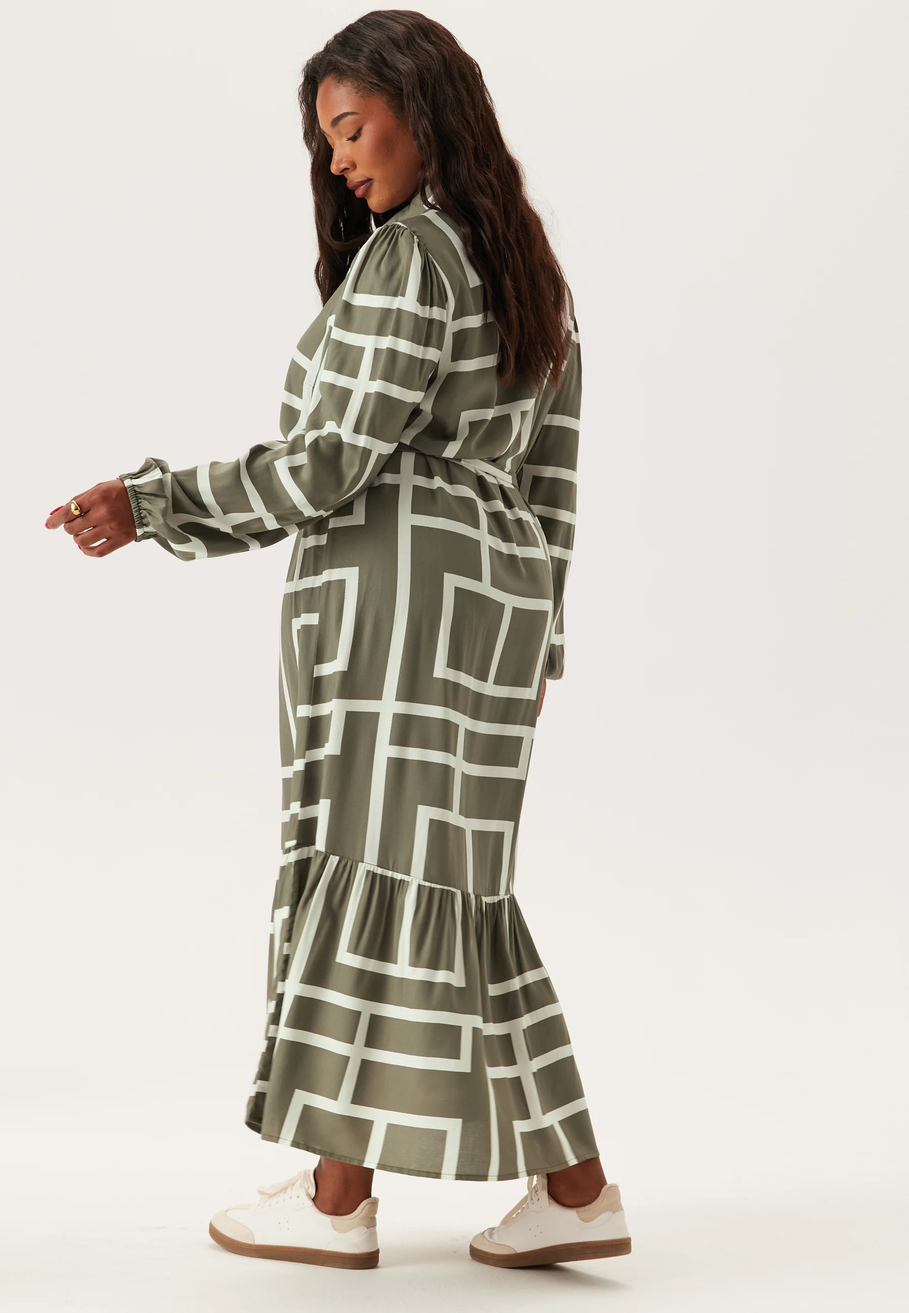 Viscose Long Sleeve Dress - Image 6