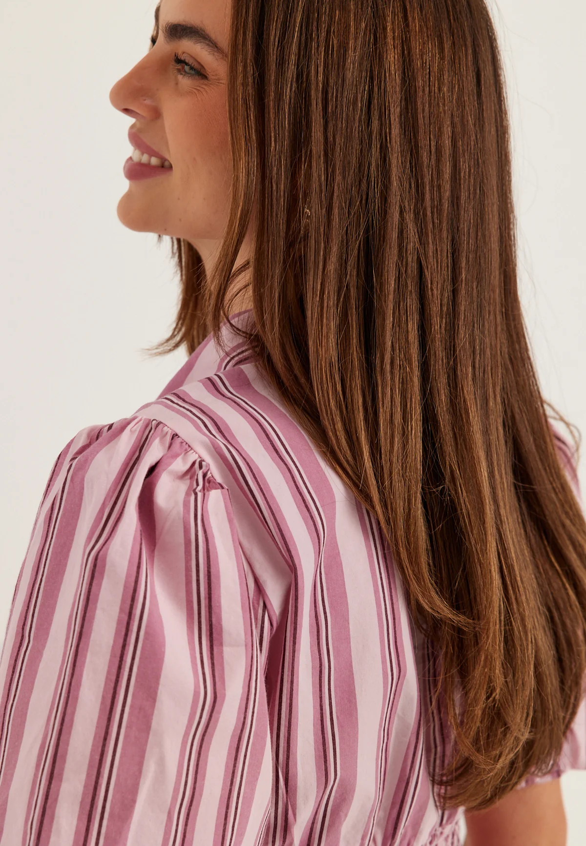 Waist Detail Cotton Blouse - Image 3